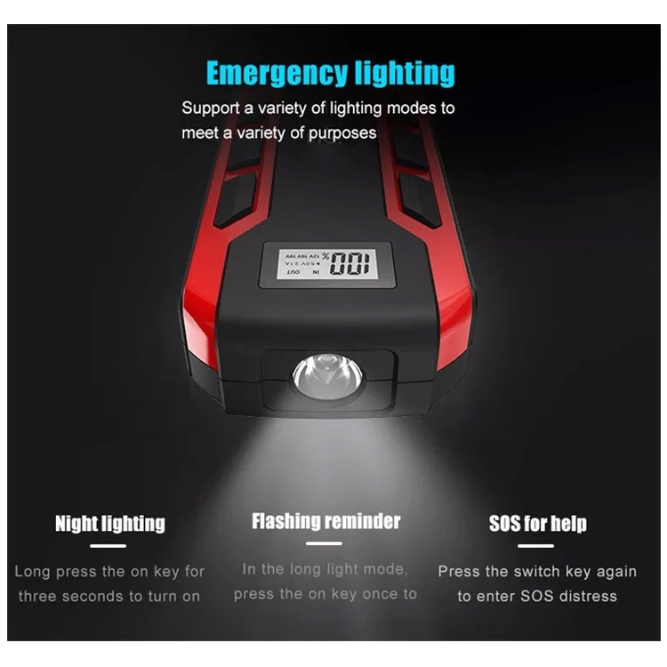 Portable Car Emergency Starter Power 12V / 2000A 7