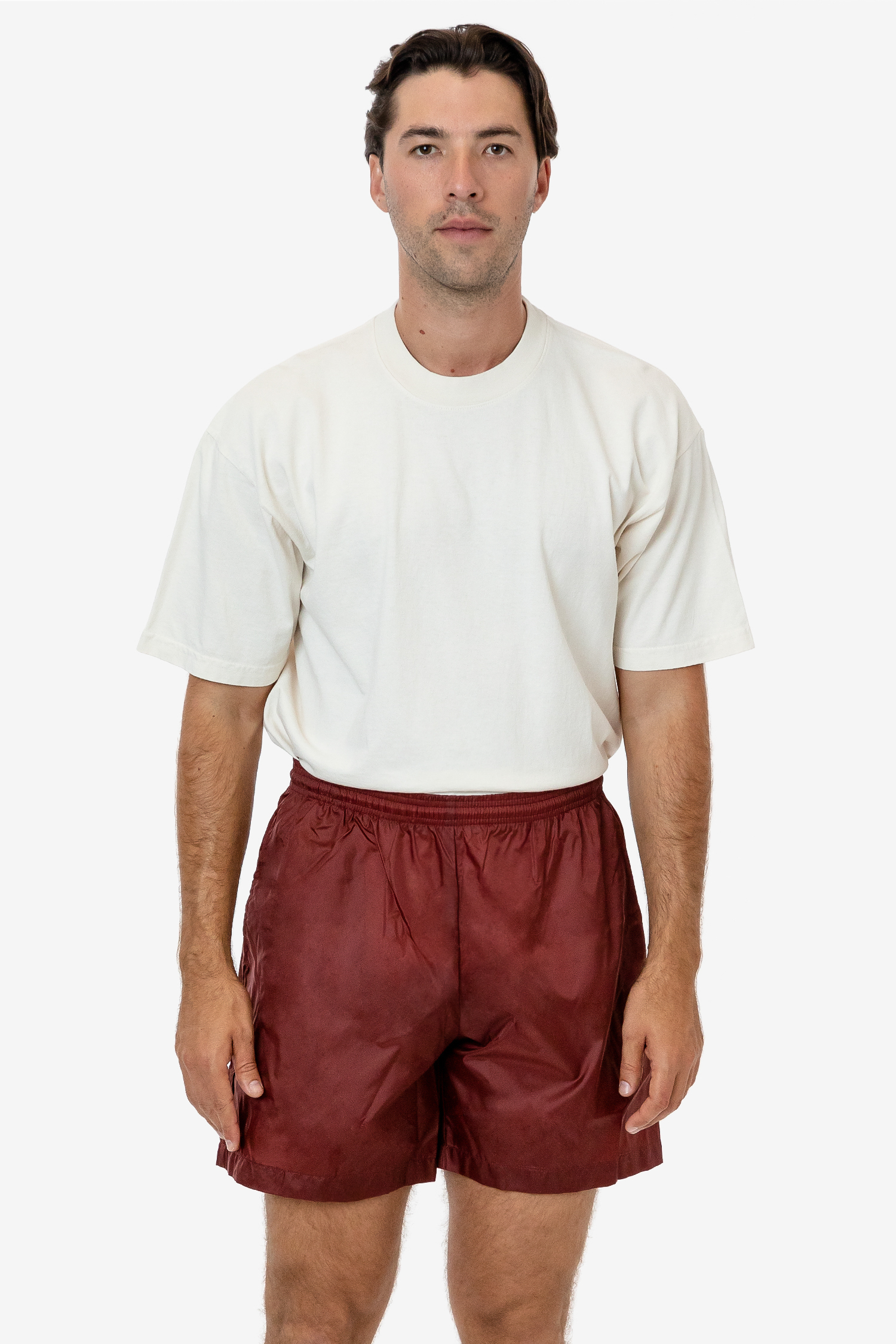 NYLON TAFFETA WIDE SHORTS 3