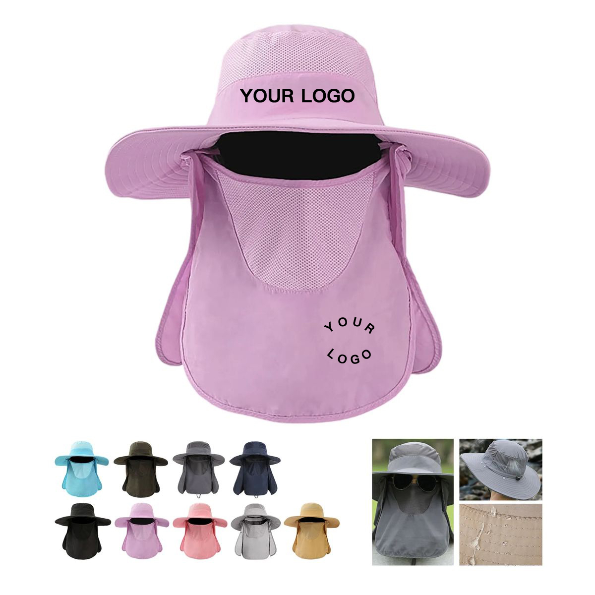 Nylon Ventilated Outdoor Fishing Hat 8