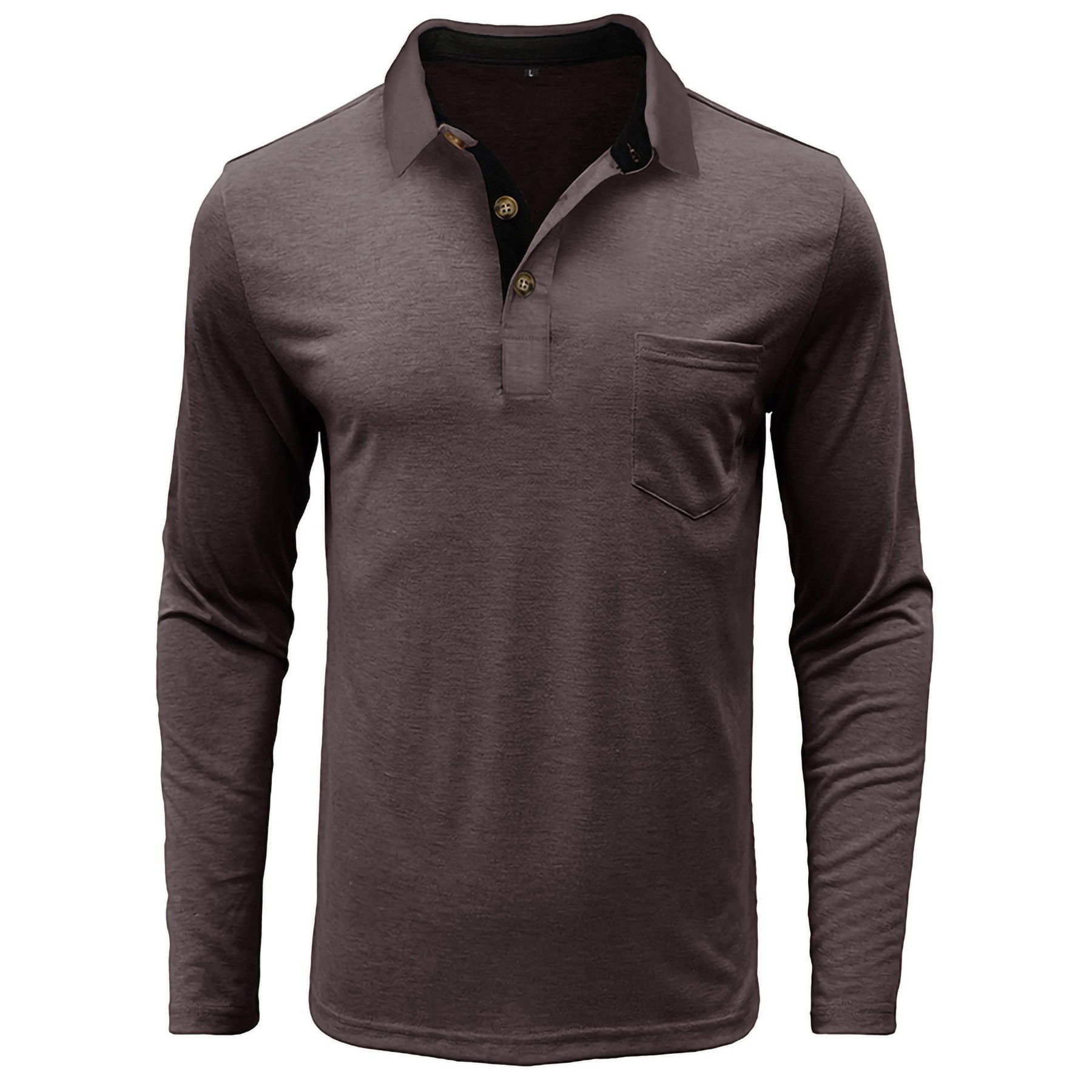 Men's Long Sleeve Polo Shirt 12