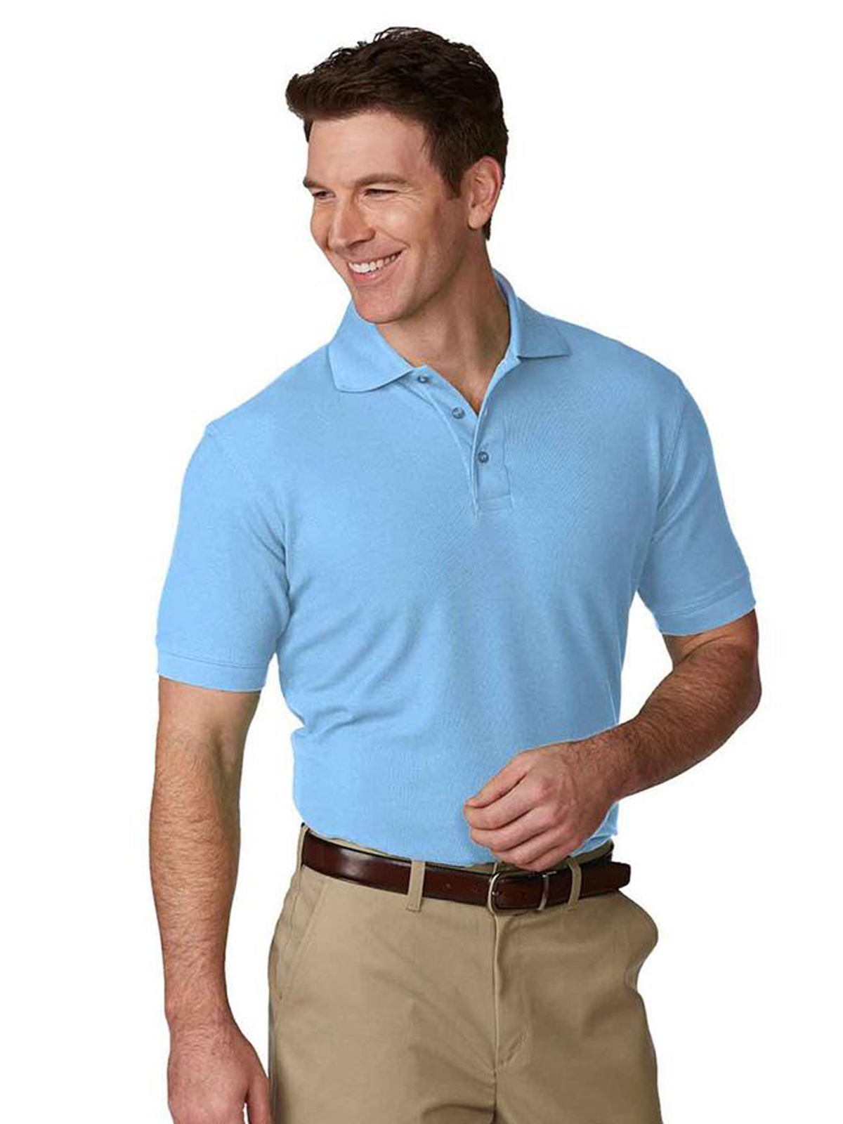 A+ Uniforms - Unisex Pique Knit Short Sleeve Shirt 22