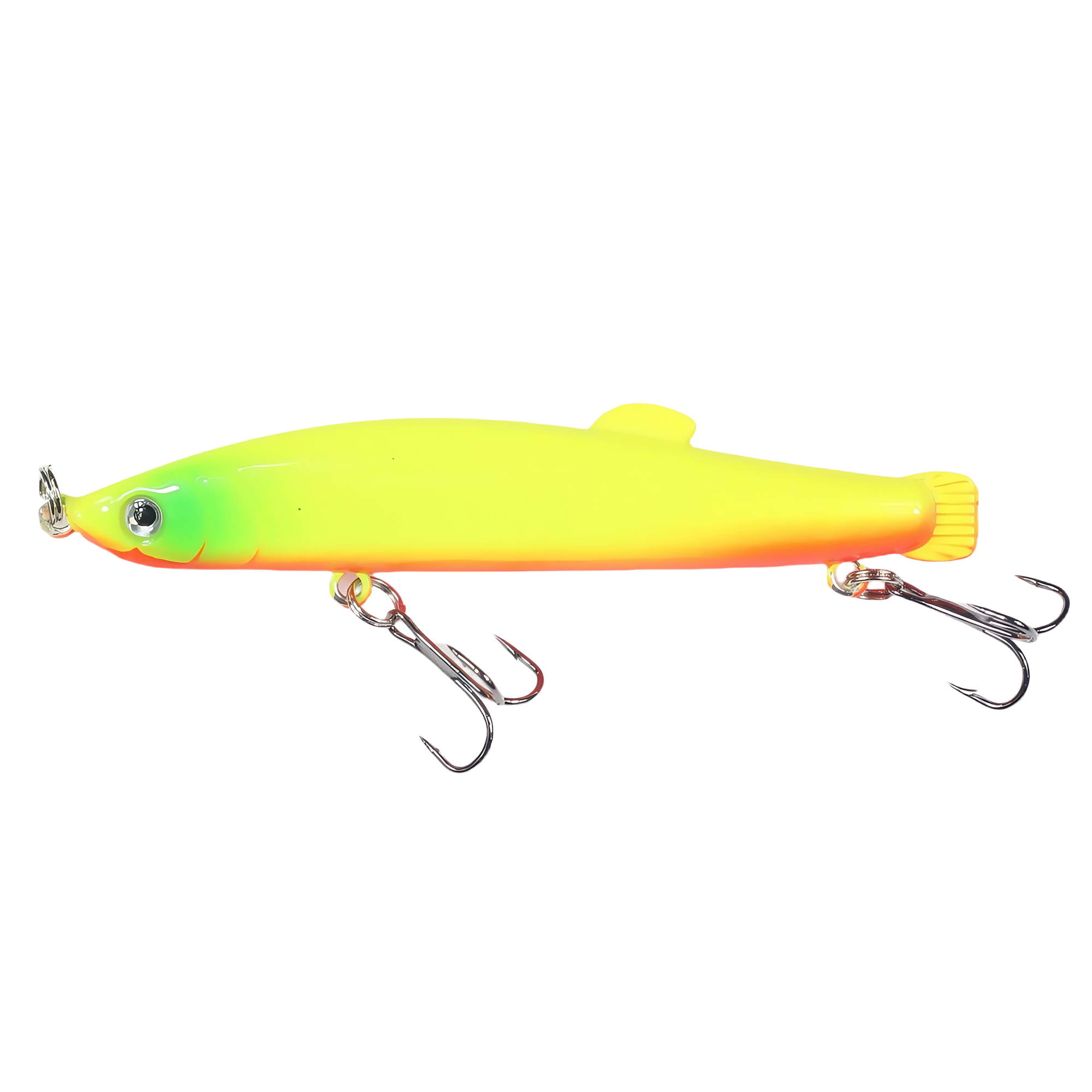 11.5g 3.54" Sinking Pencil Lure with Treble Hooks, Blood Groove, Long Cast, Hard Bait 10