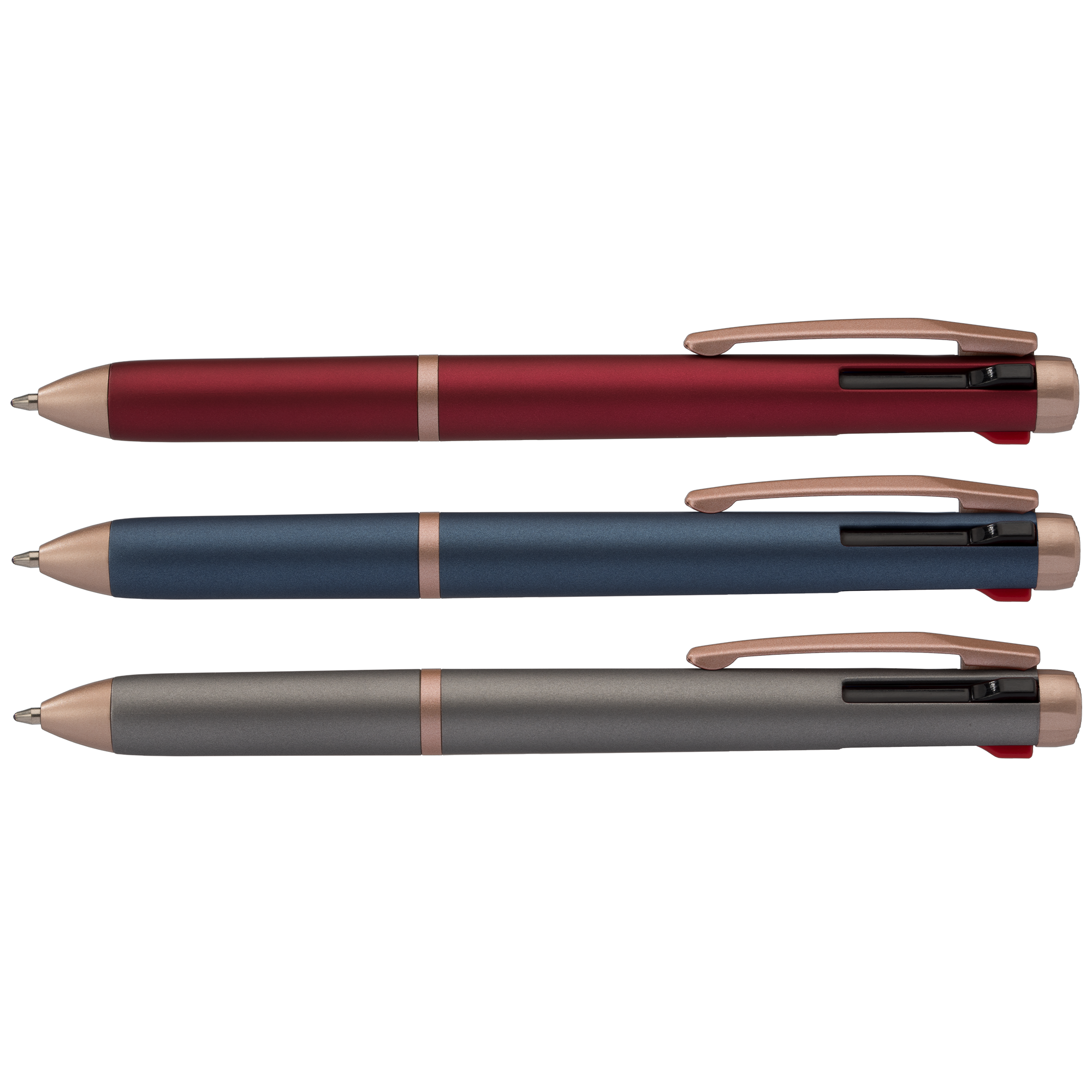 Trio Rose Gold Multi-Ink Pen 2