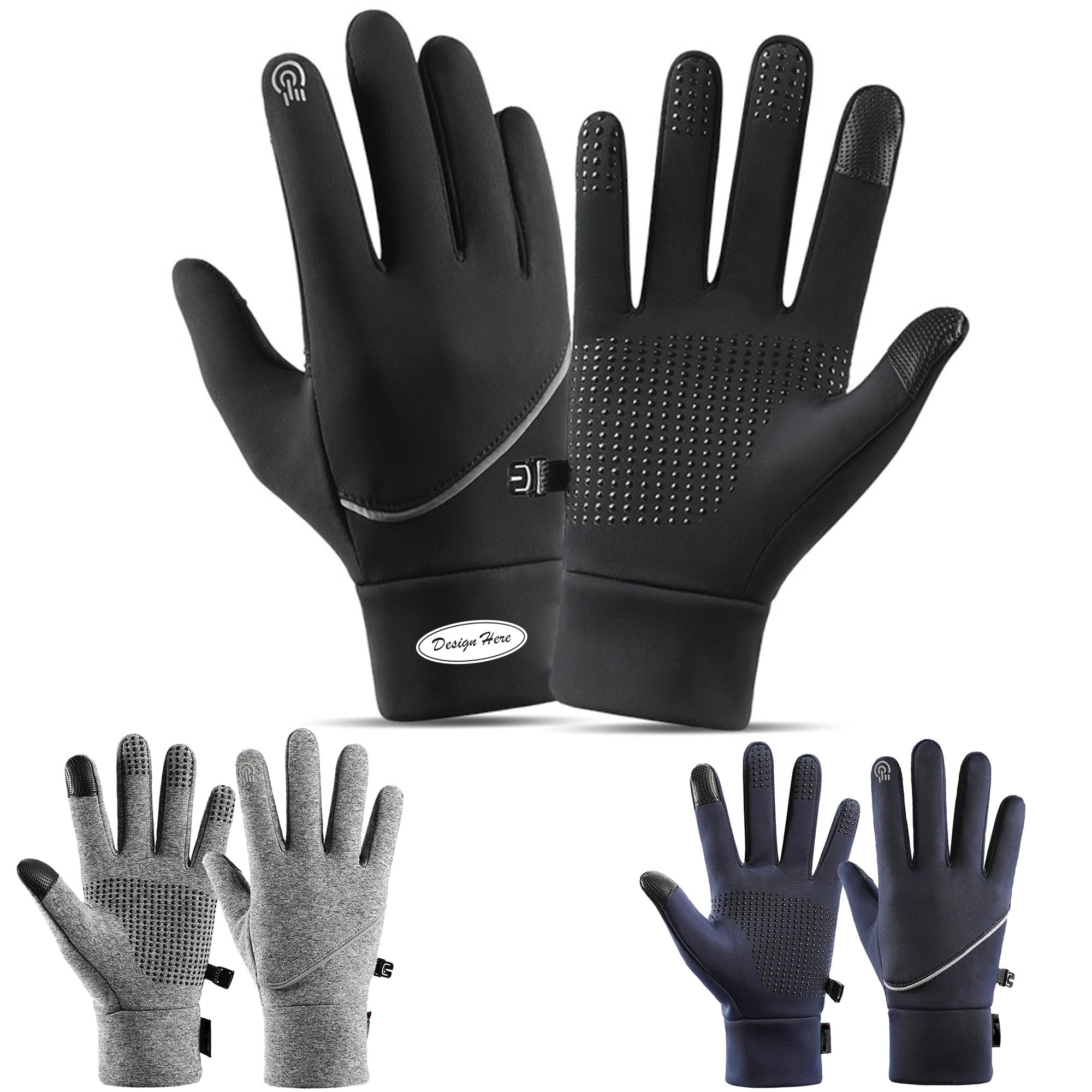 Winter Thermal Touch Screen Glove Water Resistant Windproof 2
