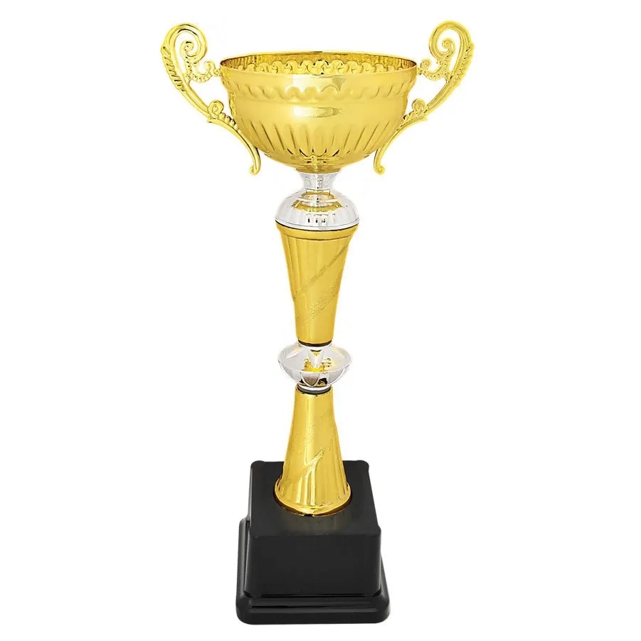 12" Gold/Silver Completed Metal Cup Trophy 1