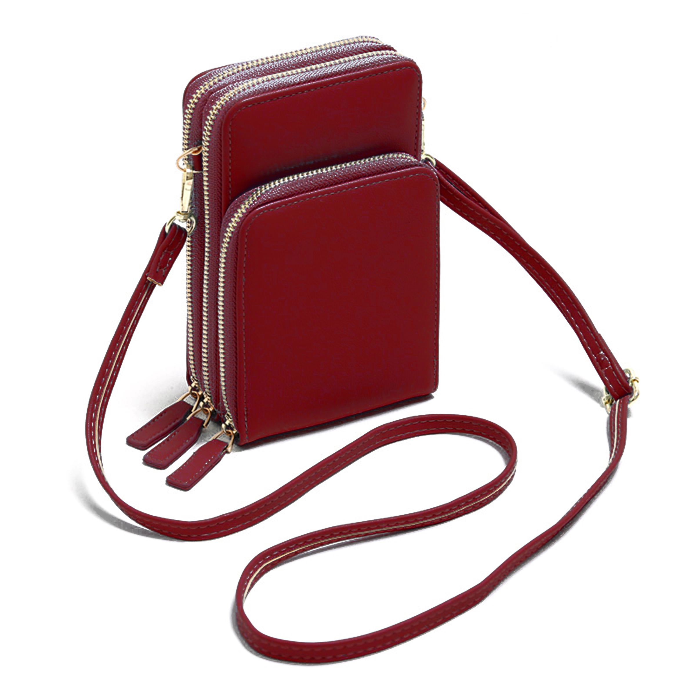Pu Touch Screen Crossbody Cell Phone Bag 11