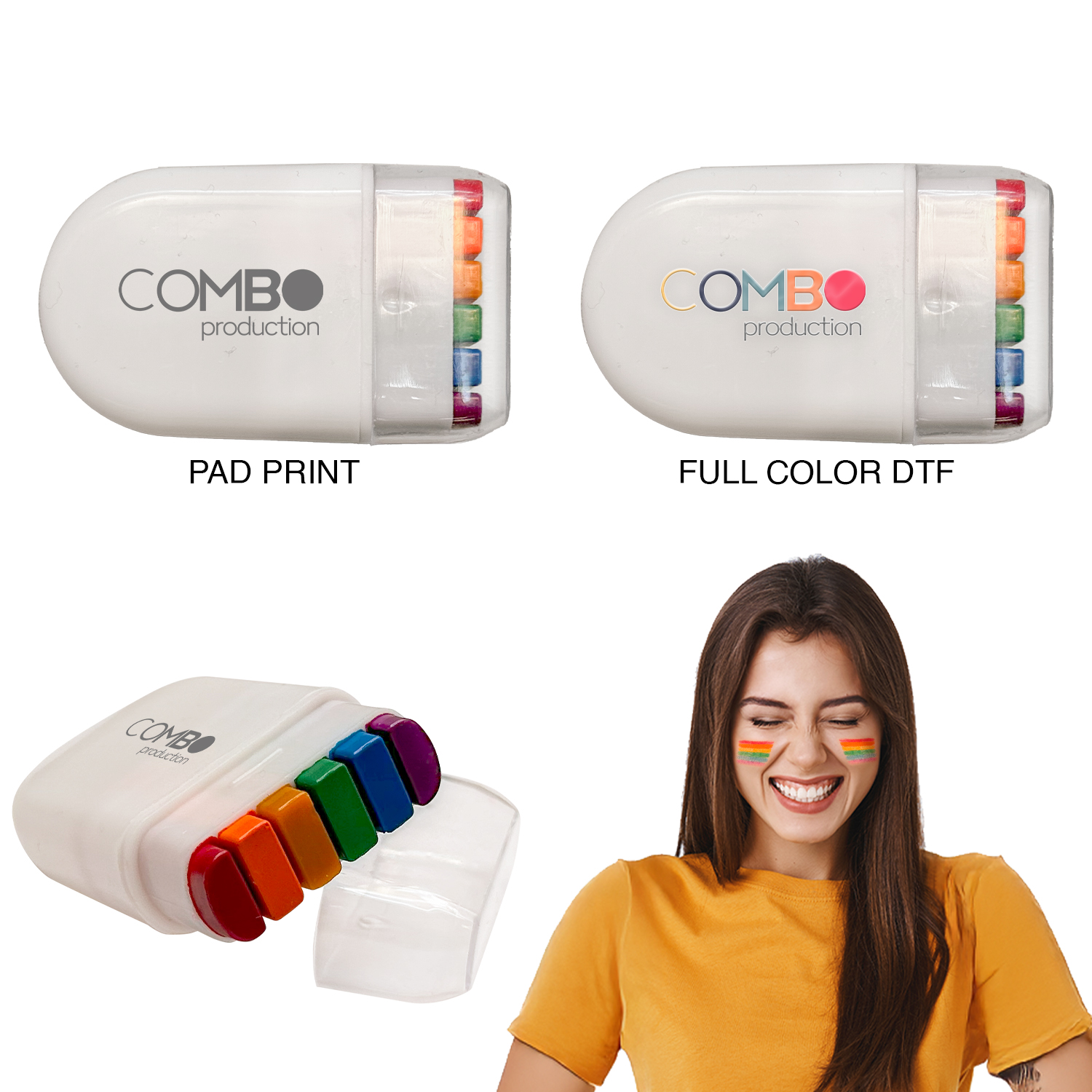 Rainbow Face Paint 2