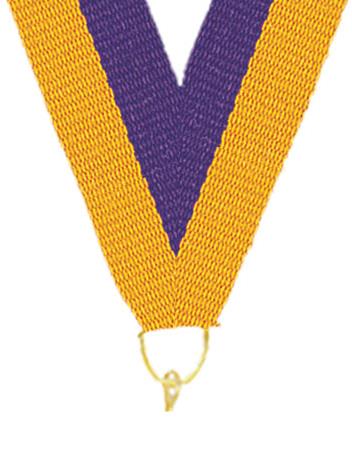 0.875" x 30" Purple Gold Gold Snap Clip Stock 1