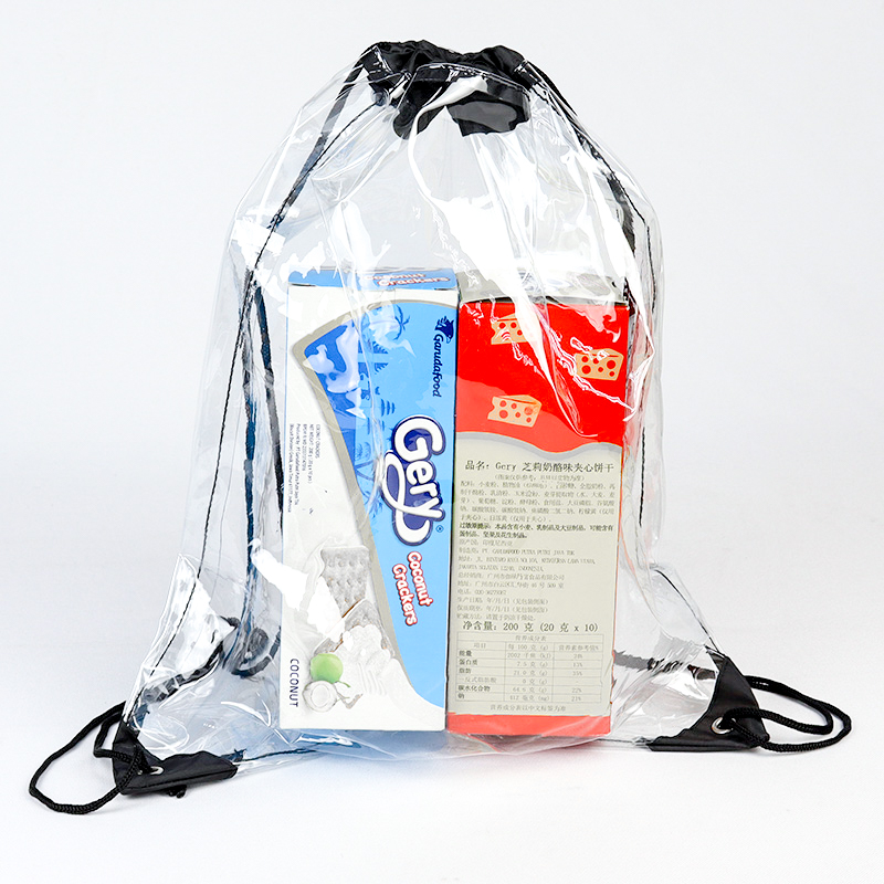 Eco Friendly Clear Drawstring Bag 3