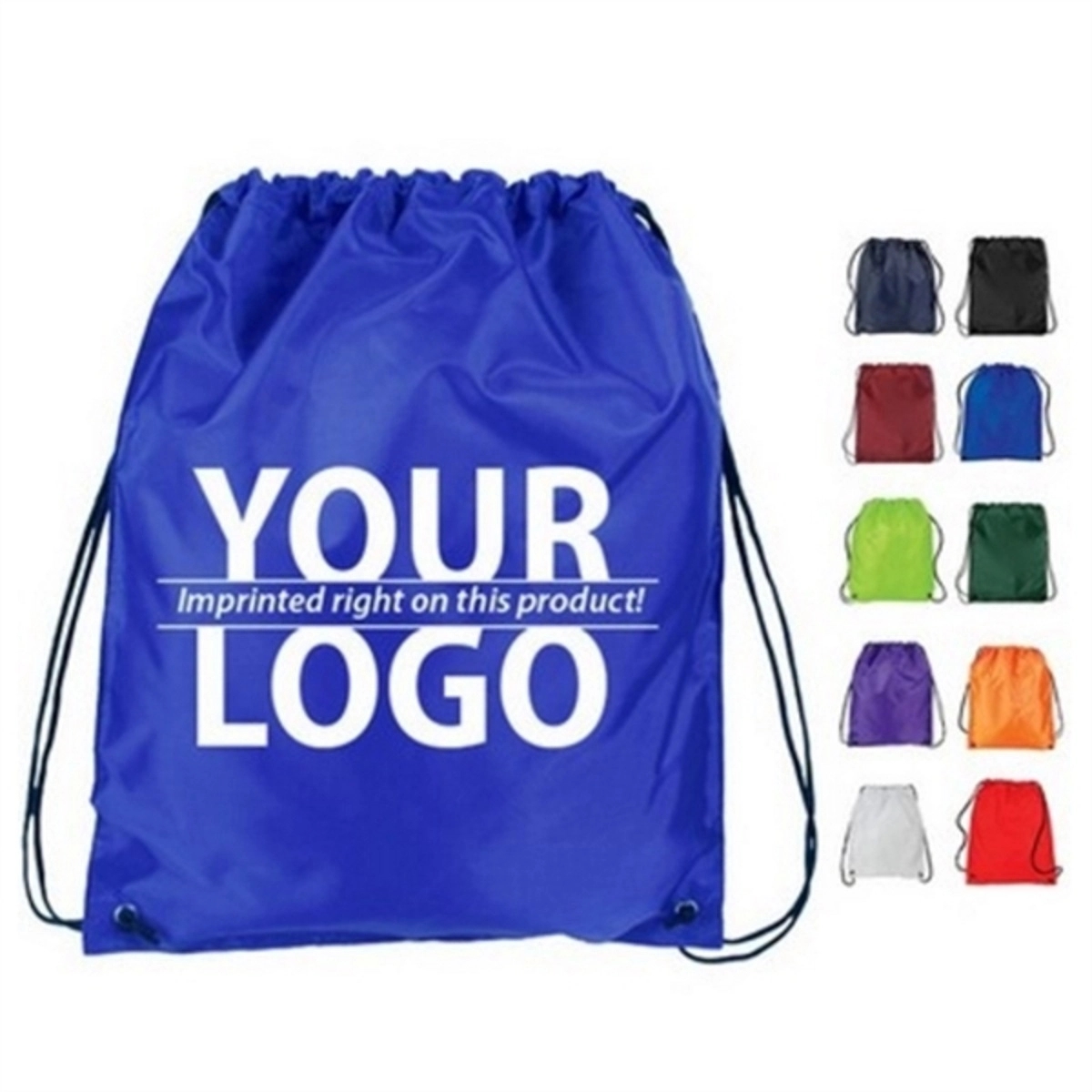 Economy Polyester Drawstring Sports Bags 1