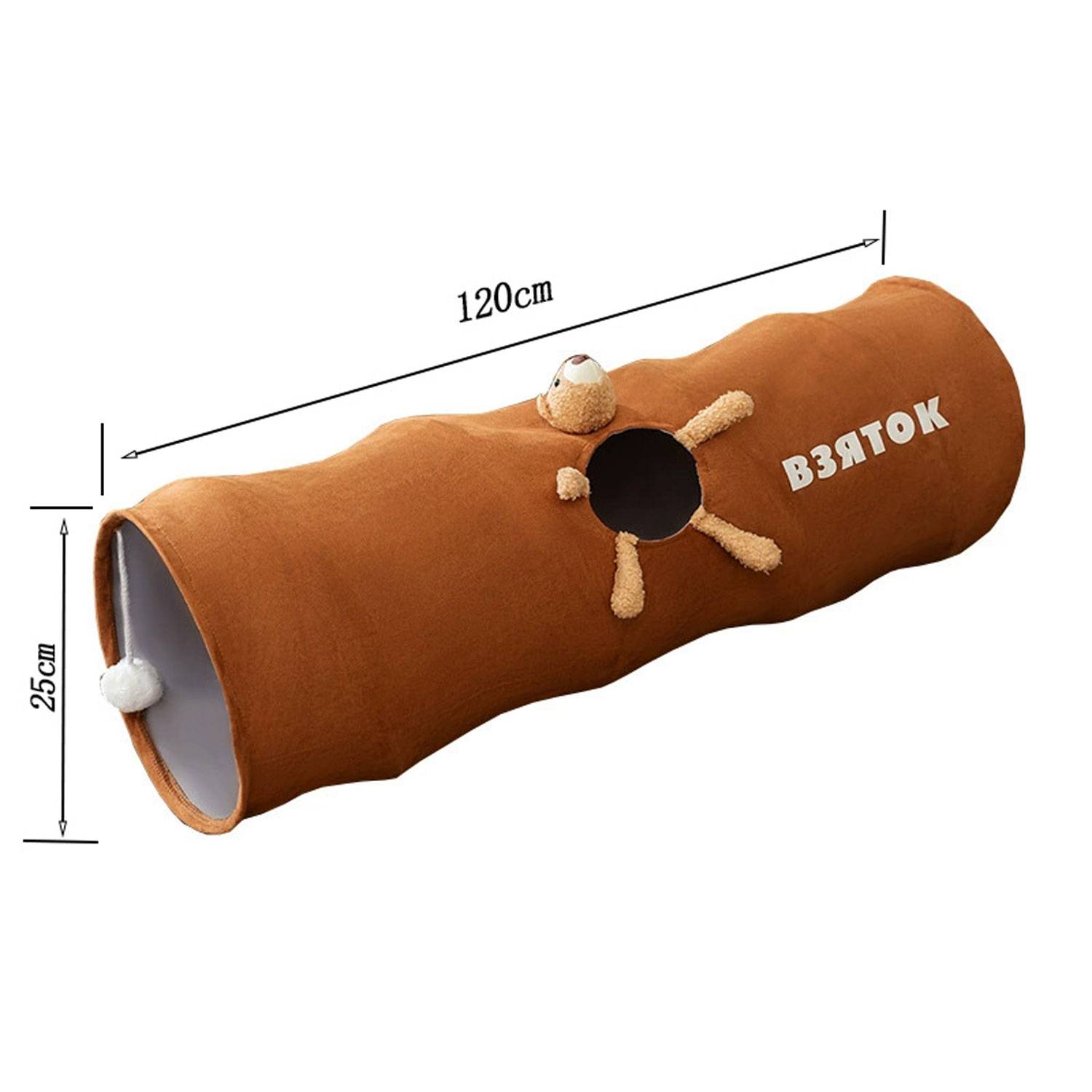Foldable Cartoon Cat Tunnel Toy 9