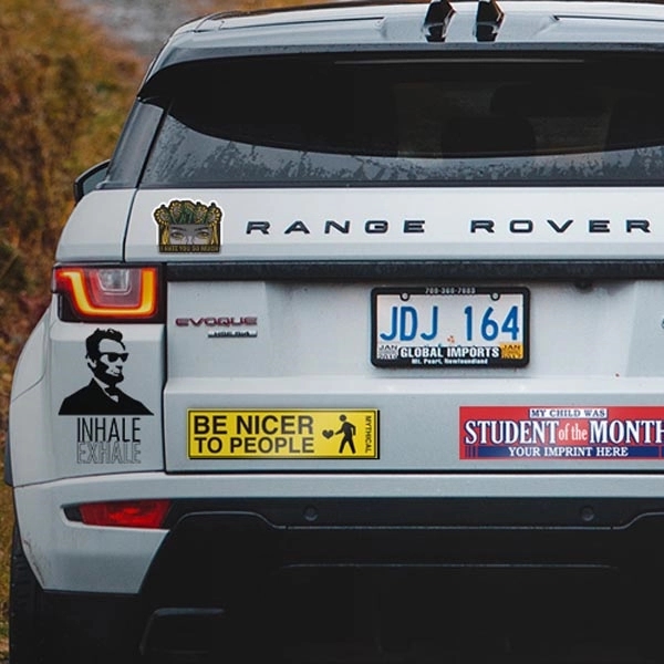 Custom Shape Bumper Sticker(8"x2.4") 3