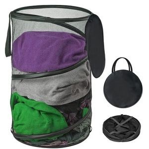 Collapsible Mesh Popup Laundry Hamper 1