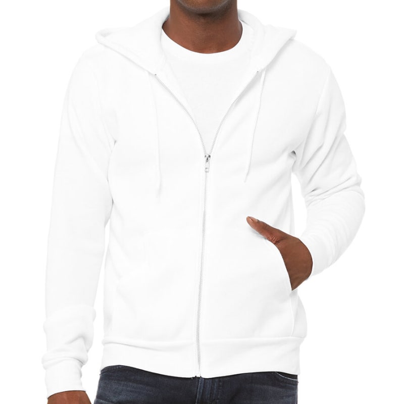 Bella Unisex Poly-Cotton Fleece Full-Zip Hoodie 118