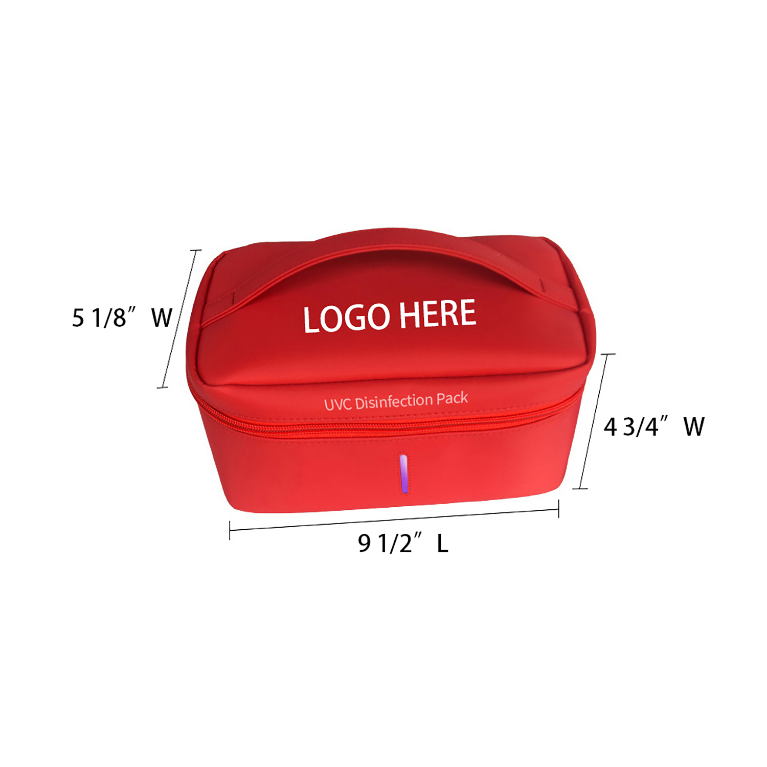 290T Polyester Taffeta UVC Sanitizer Package Bag 1