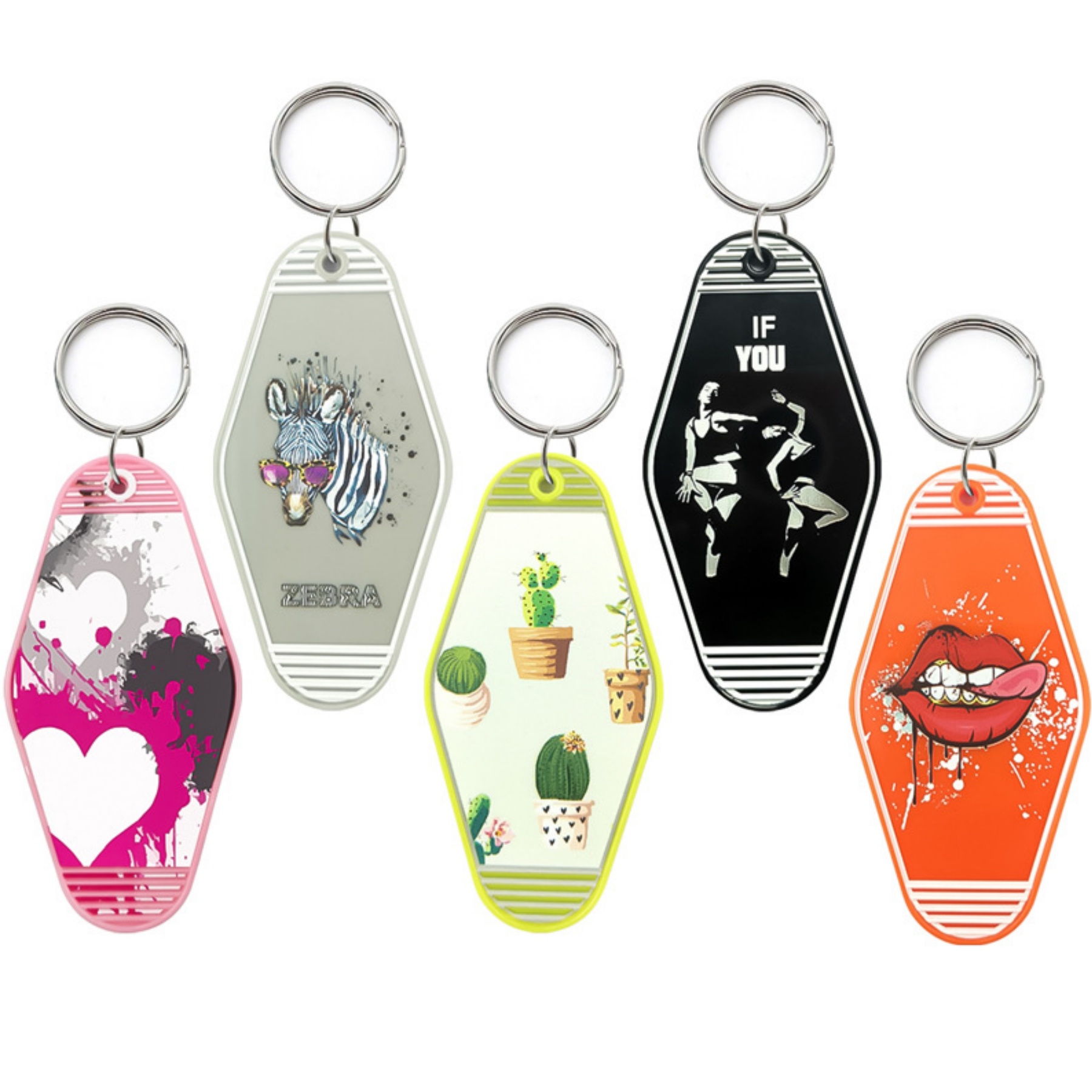 Custom Hotel Motel Keychains 2