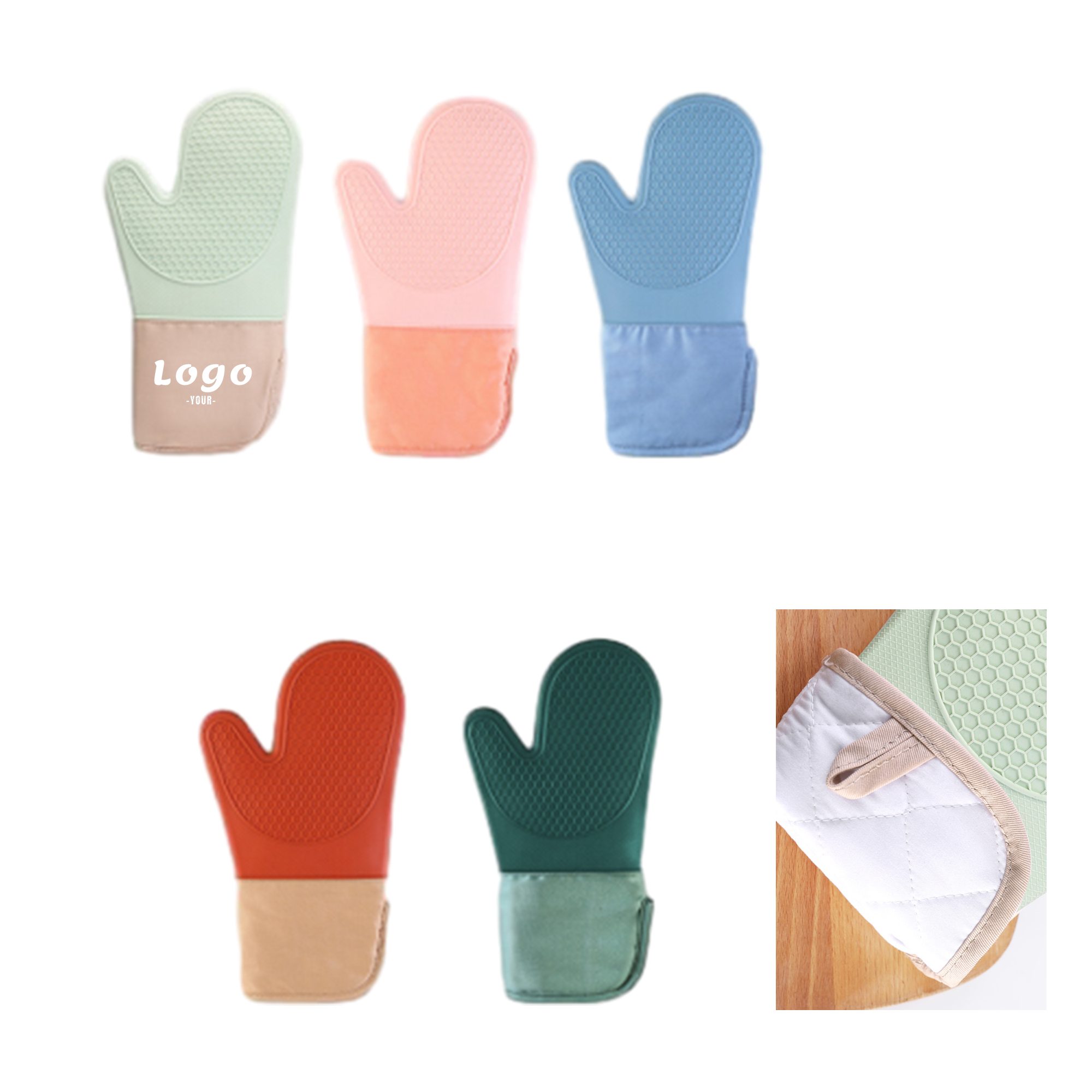 Heat Resistant Silicone Oven Gloves 1