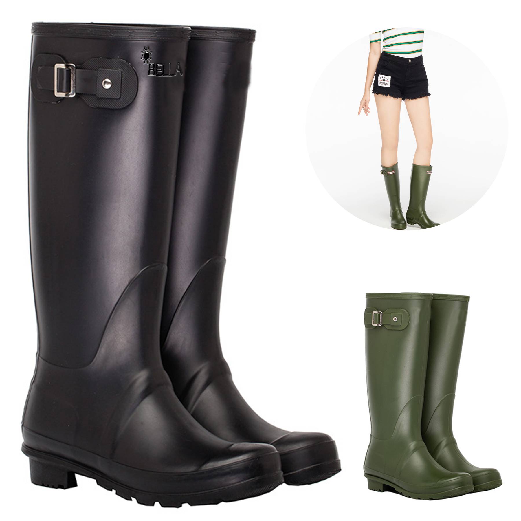 Pvc High rain boots 2