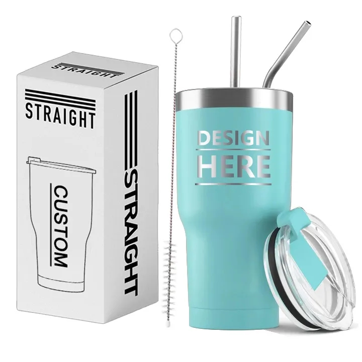 Stainless Steel Insulated Water Bottle with Straws 14