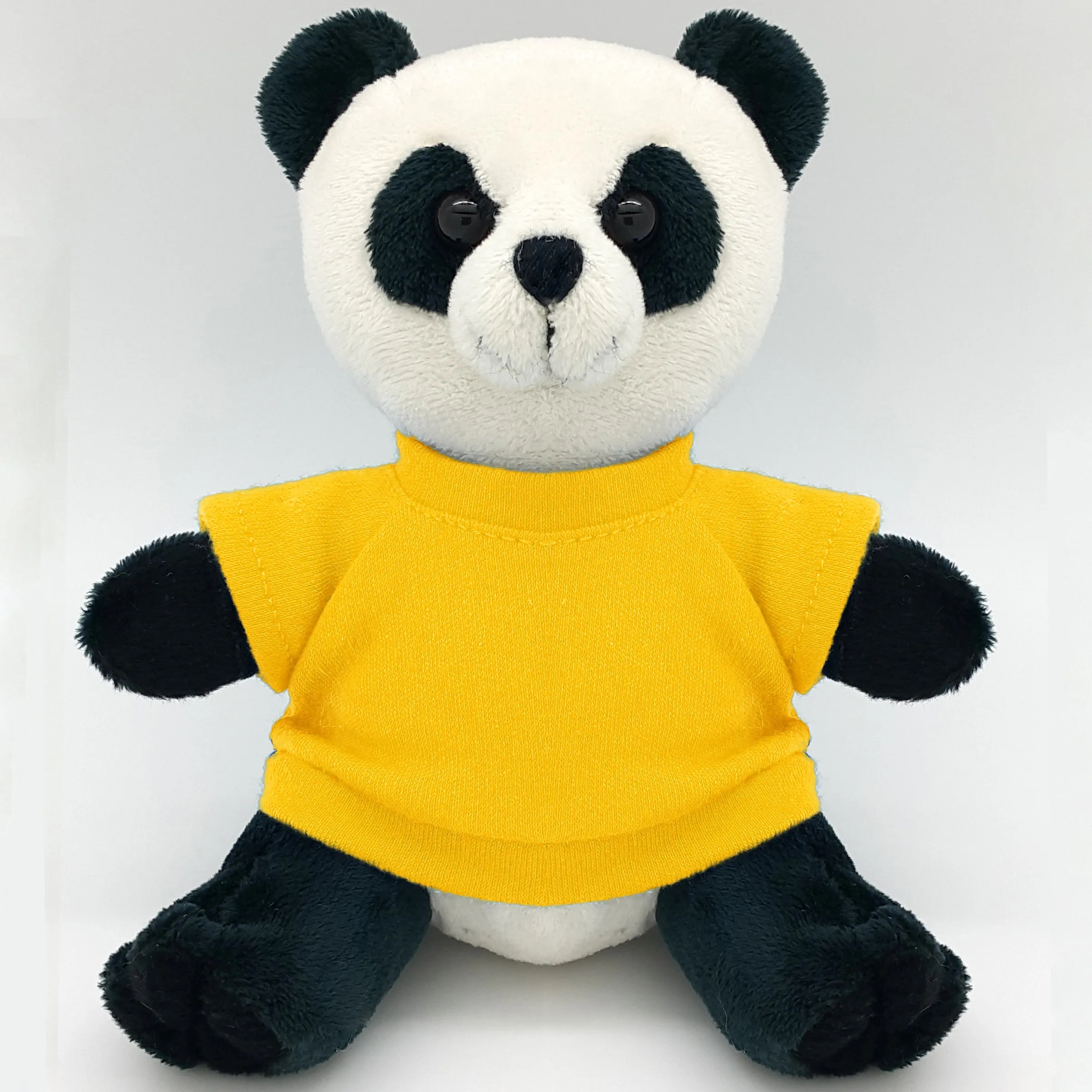 6" Beanie Panda with Embroidered Eyes 13