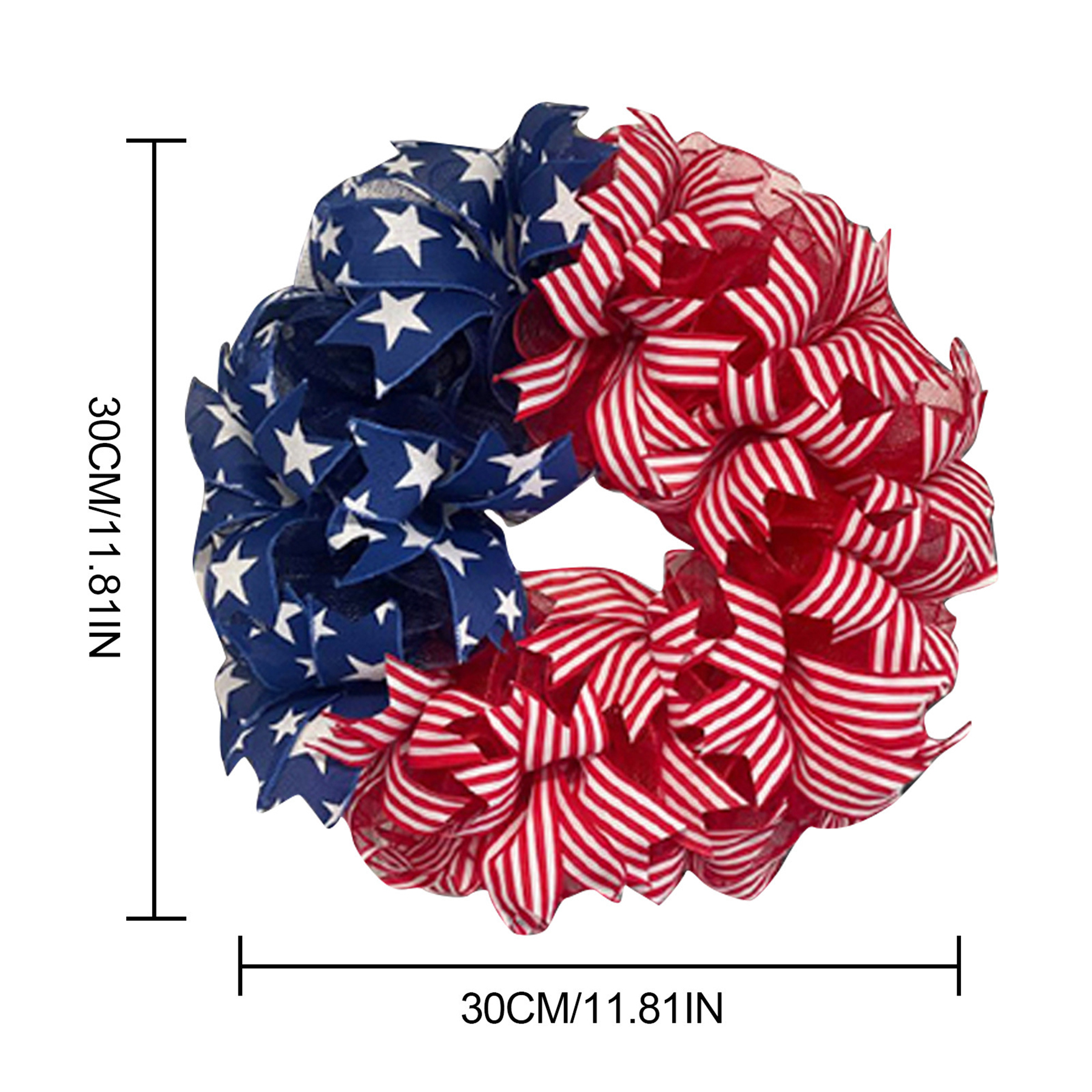 July 4 Patriotic Americana Wreath 1