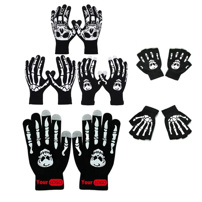 Halloween Skull Gloves MOQ 5PCS 9