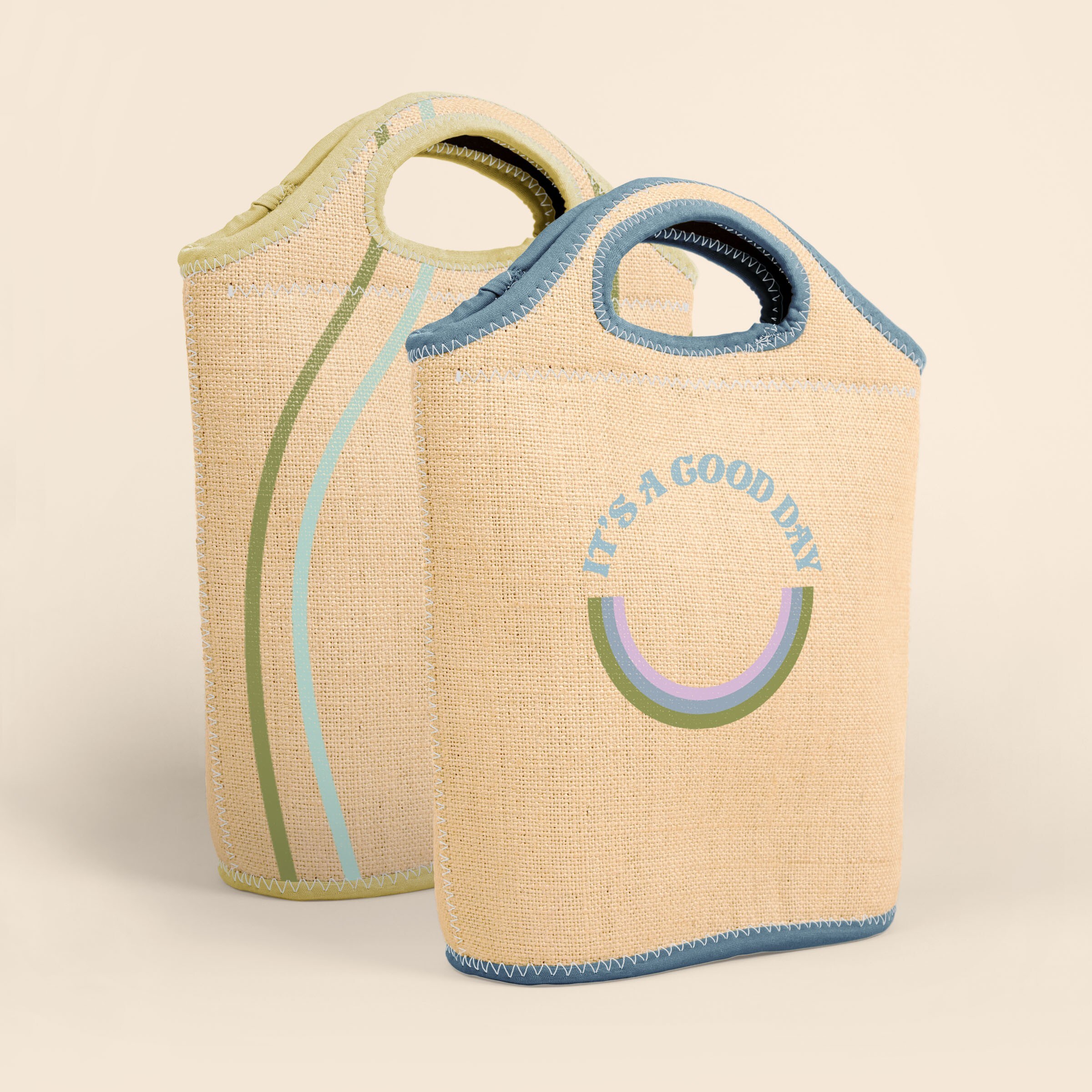 VENTI - BURLAP NEOPRENE LUNCH BAG