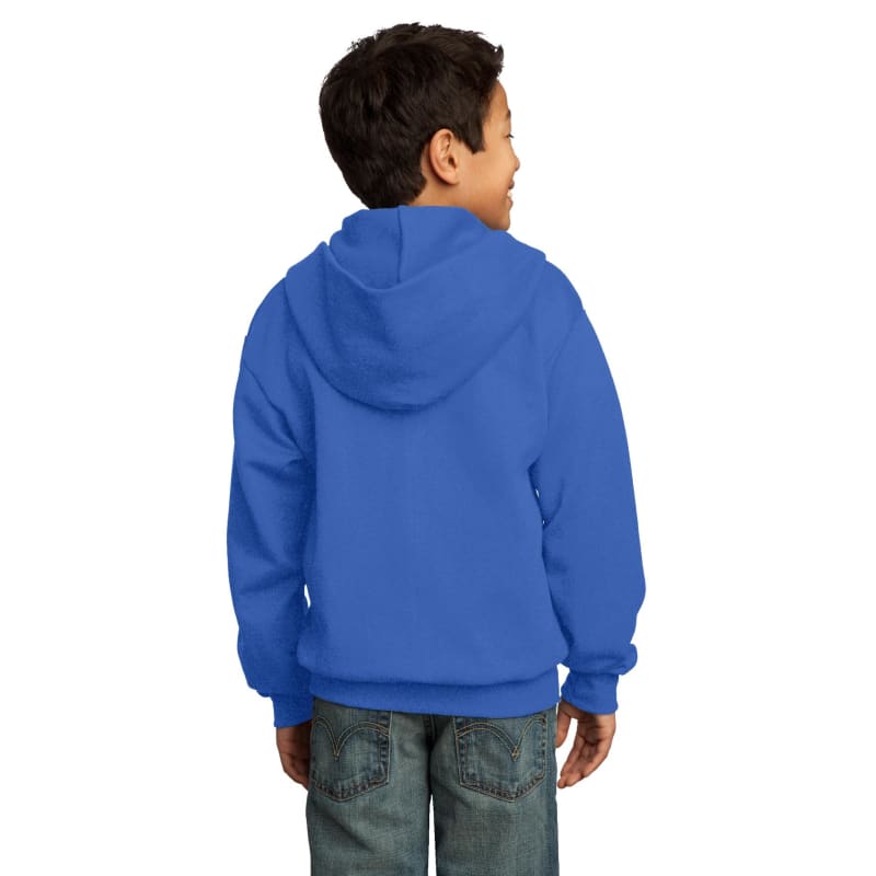 Port & Company - Youth Core Fleece Full-Zip Hooded Sweatshirt. 75