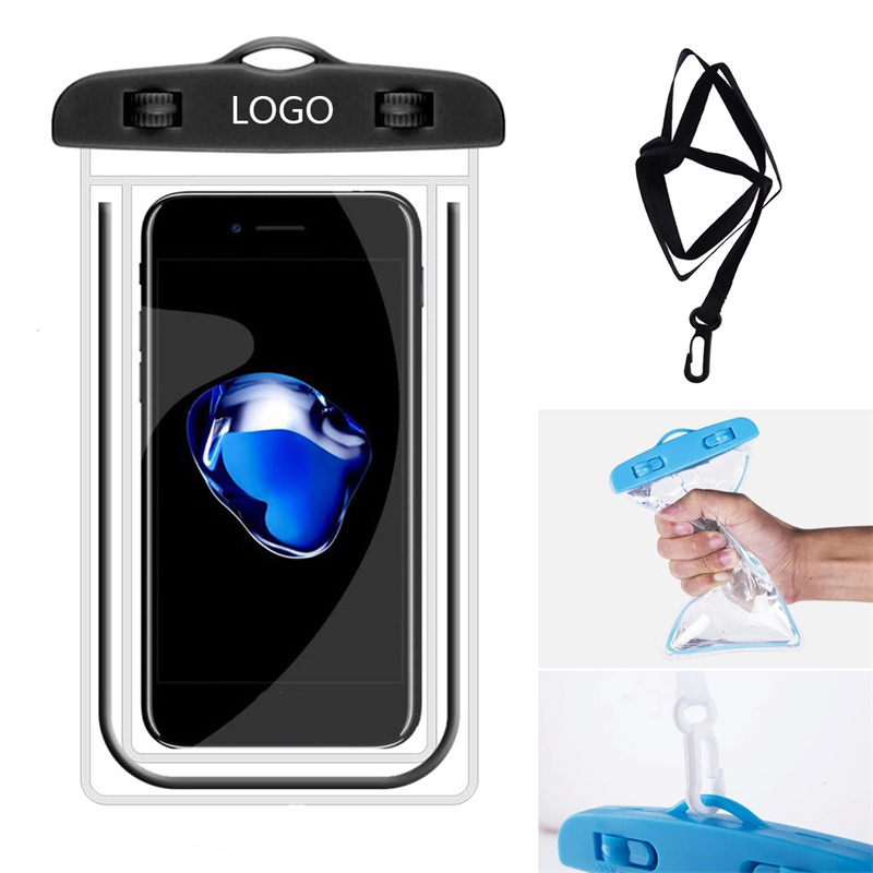 PVC Waterproof Phone Pouch With Lanyard 2