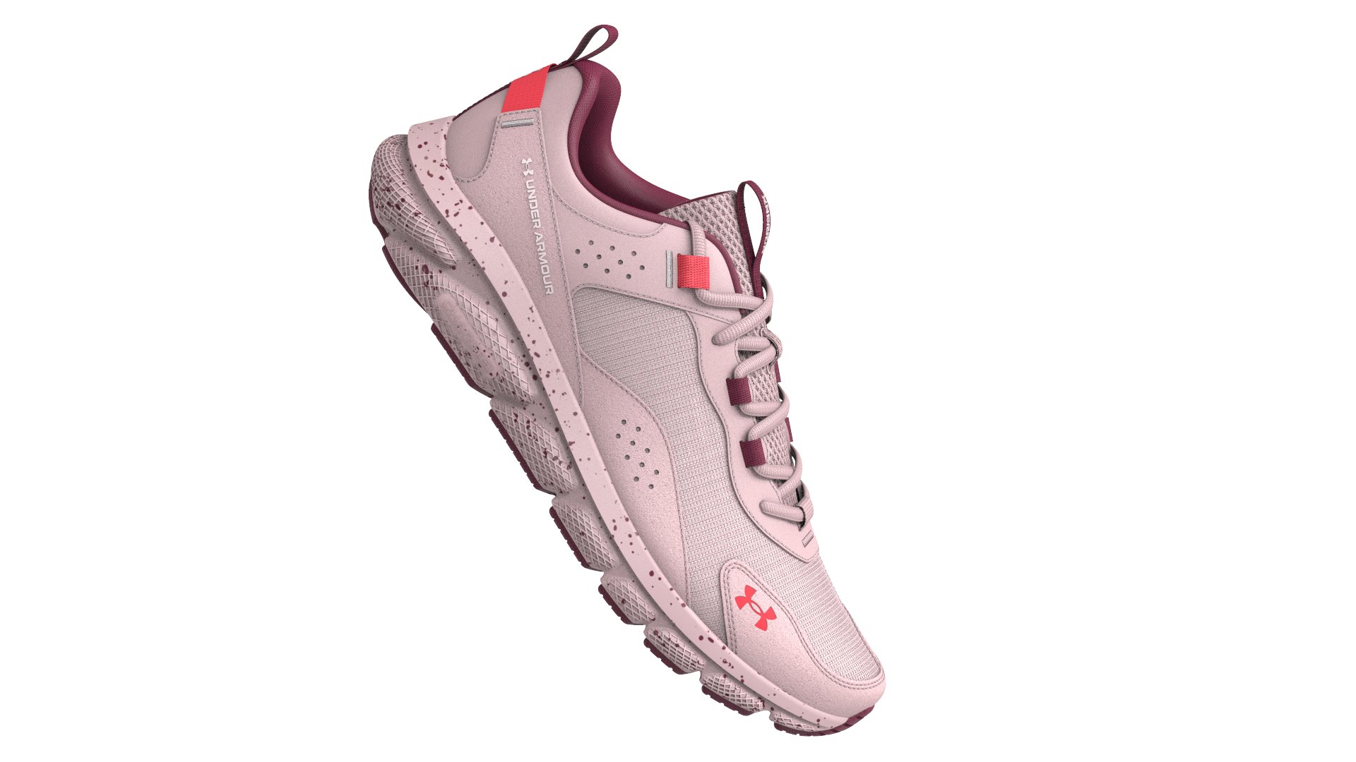 UA Charged Verssert Speckle Women's Running Shoes 3