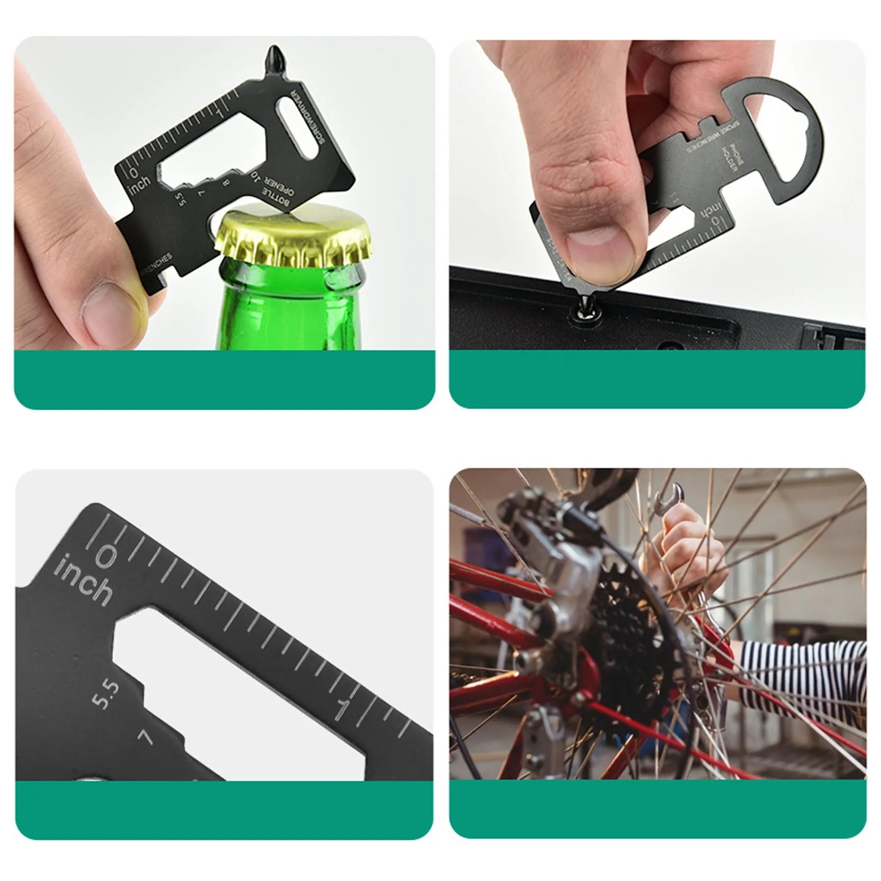 Multi-function Bottle Opener with Carabiner 2