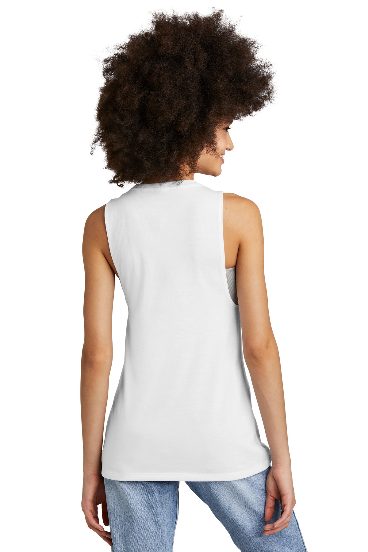 District Women's Perfect Tri Muscle Tank DT153 38