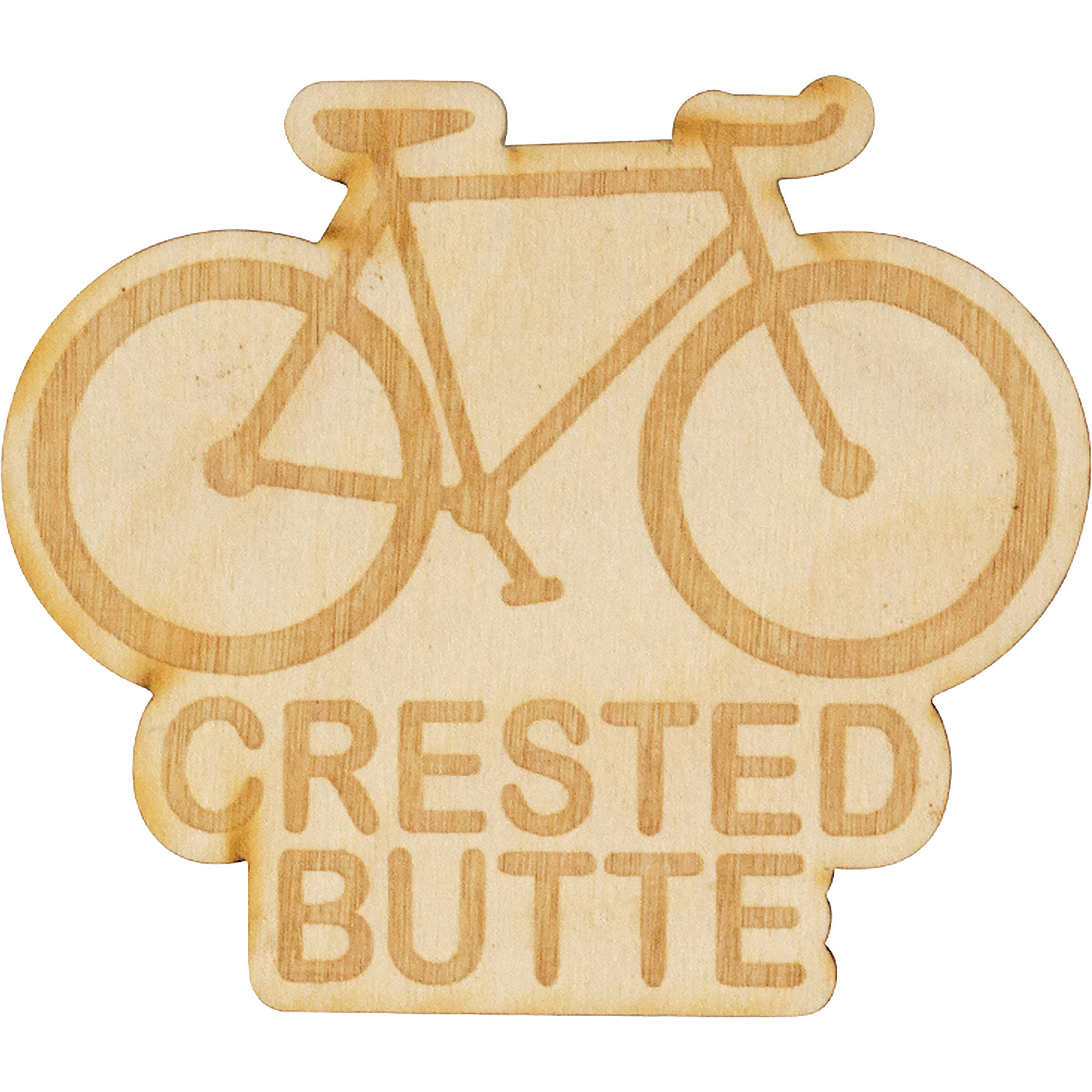 Wood Stickers: 4" W x 4" H 5