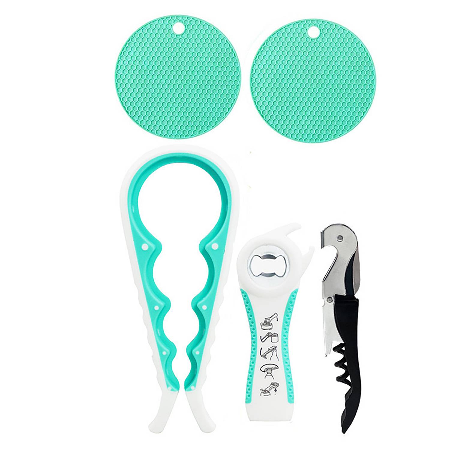 5 PCS Multifunctional Can Opener Set 2
