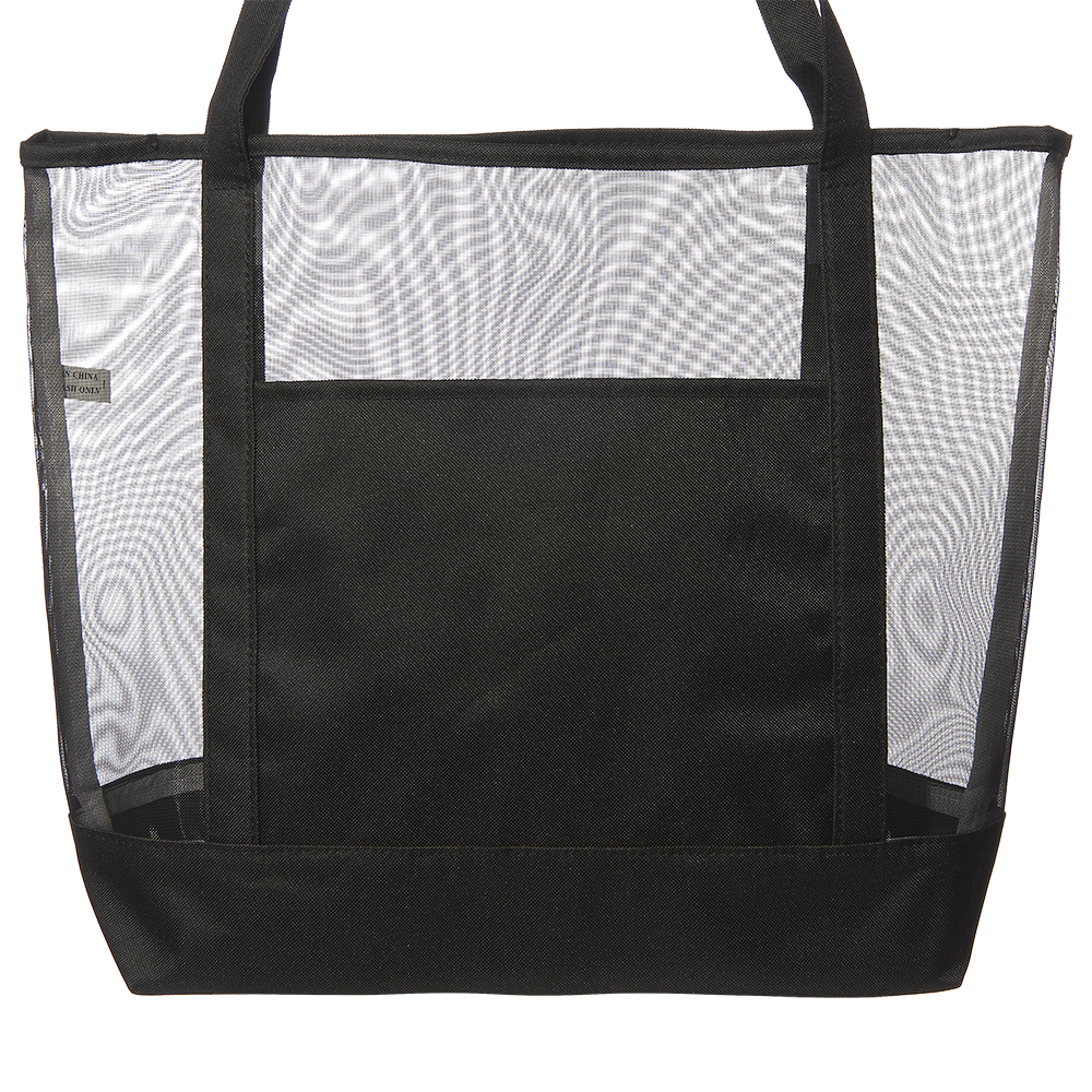 Cancun Large Mesh Beach Bags, custom tote bag with logo imprint 8