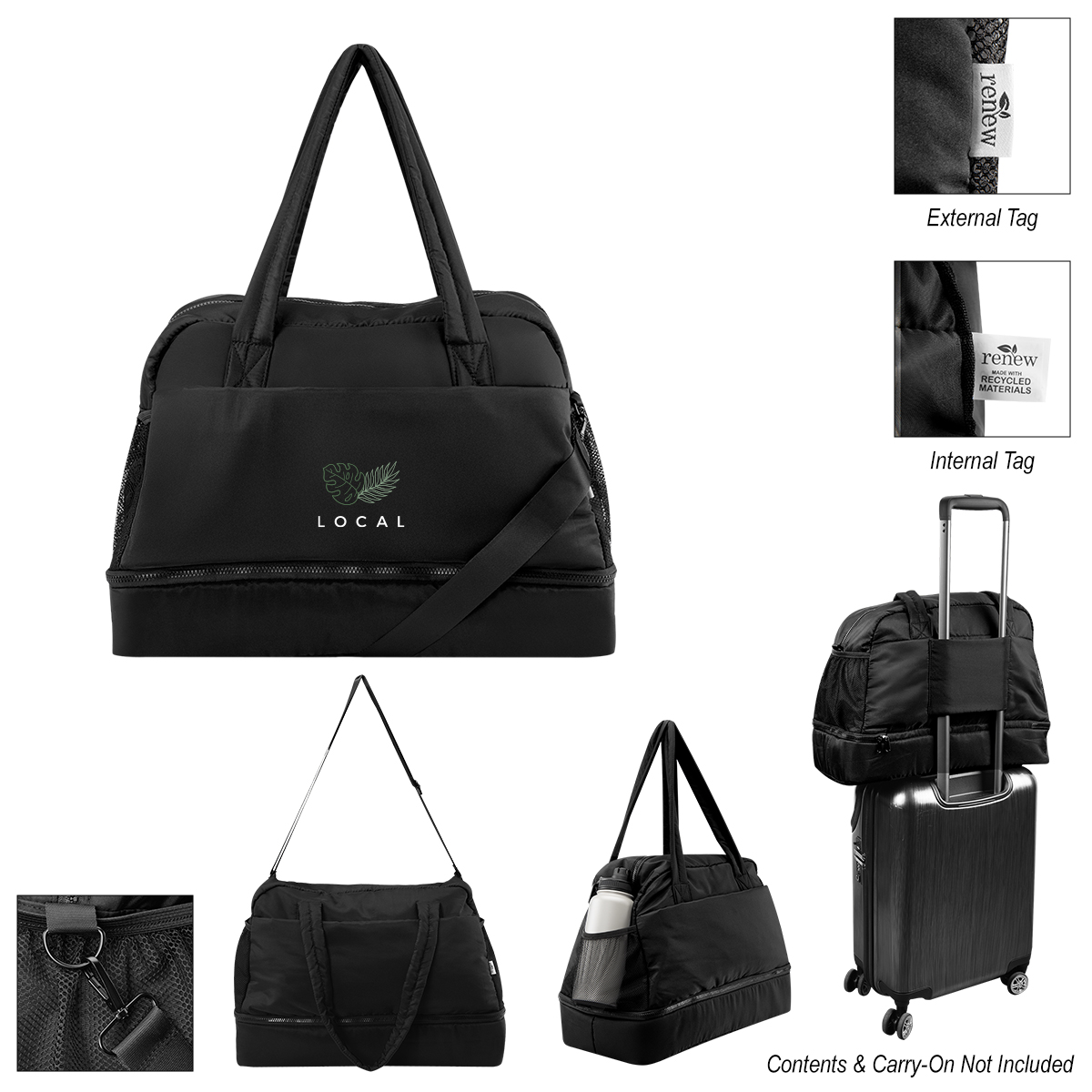 Kyle rPET Duffel Bag With Drop Bottom 1