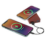 FSC® 100% Wood MagClick™ Fast Wireless Power Bank 48