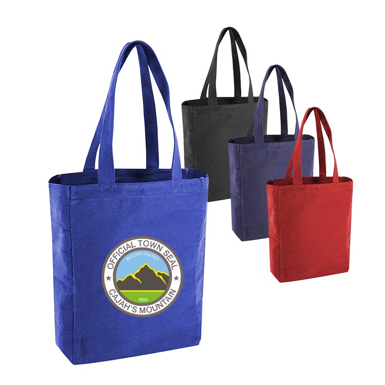10 oz. Large Gusset Cotton Canvas Tote 5