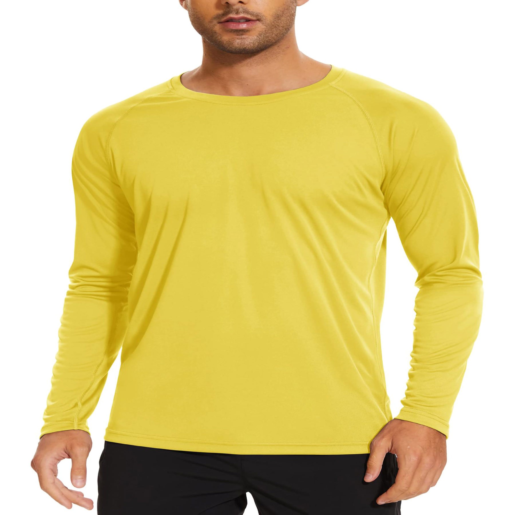 Men's Long Sleeve Ice Silk T-Shirt 4