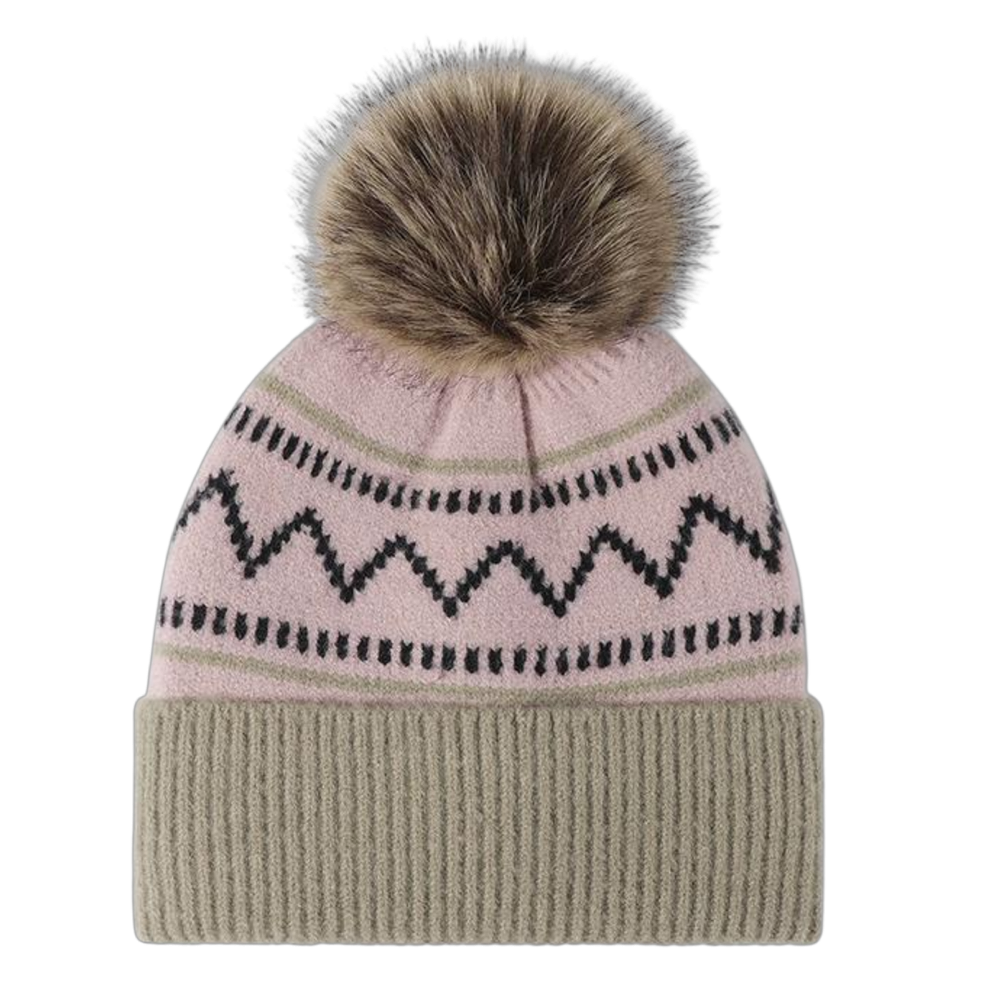 Winter Faux Fur Pom Hat 5
