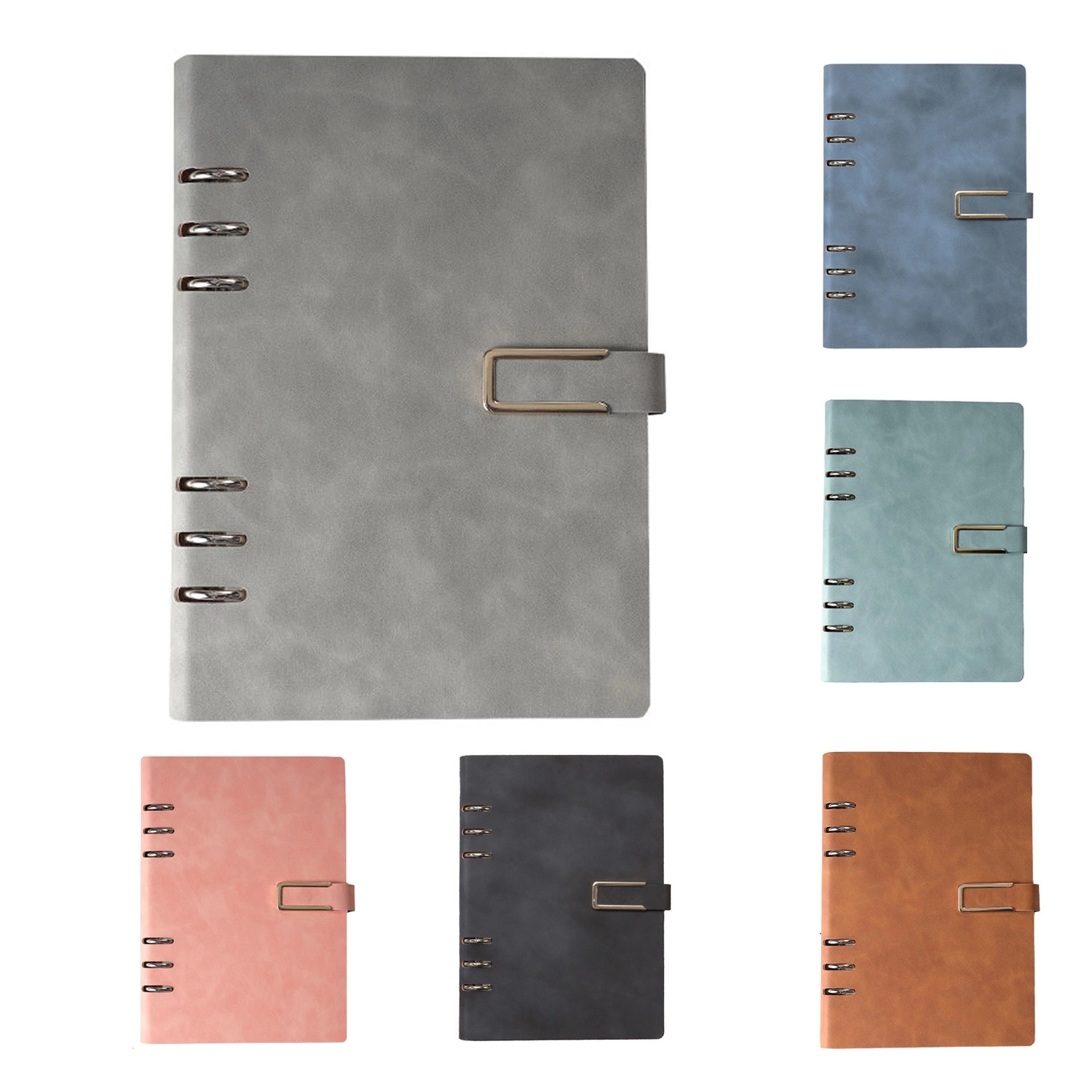 Refillable A5 Leather Binder Journal 2