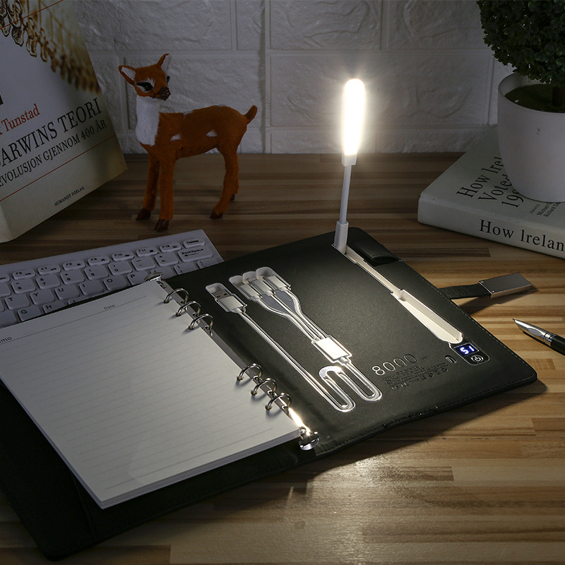 Power Bank Portfolio w/Built-In Mini Lamp 10