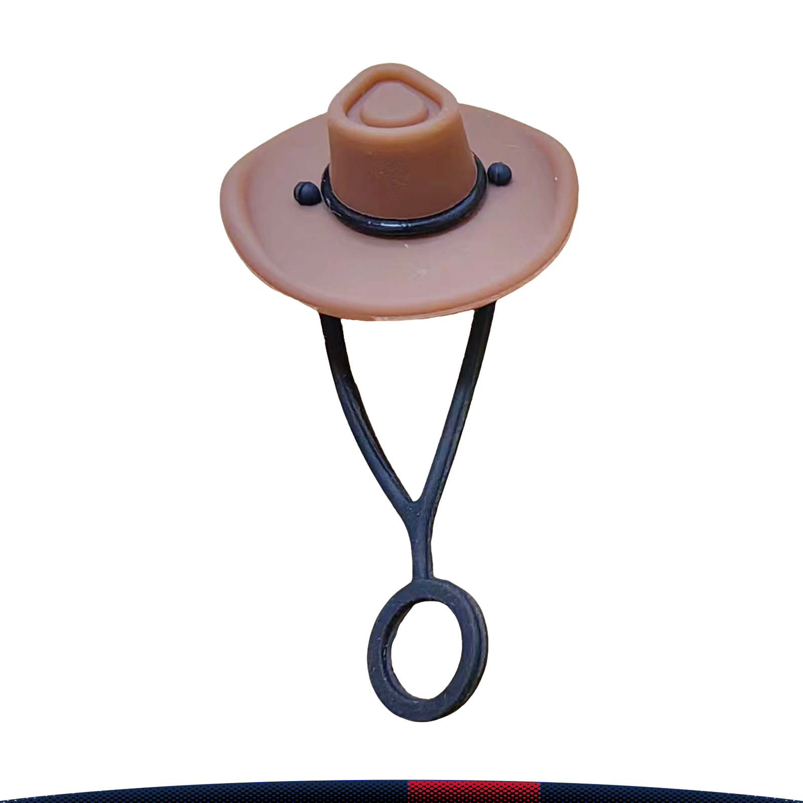 Silpex Cowboy Hat-Shaped Silicone Straw Topper 6