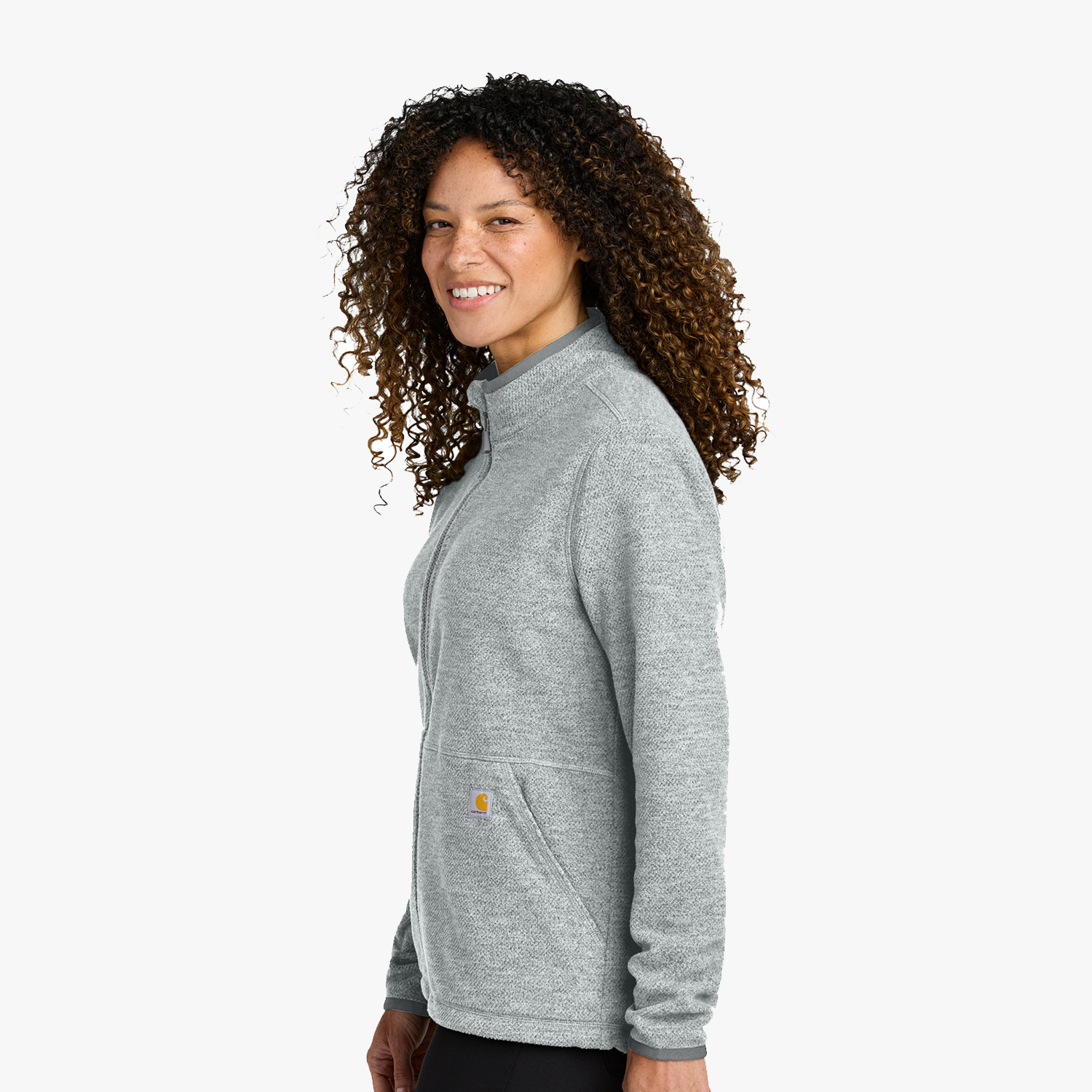 Carhartt® Women's Textured Full-Zip Fleece Jacket 5