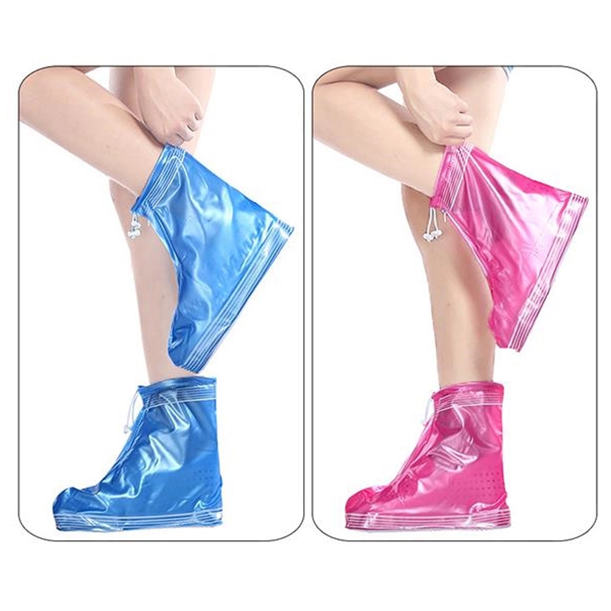 Reusable PVC Waterproof Shoe Cover 2
