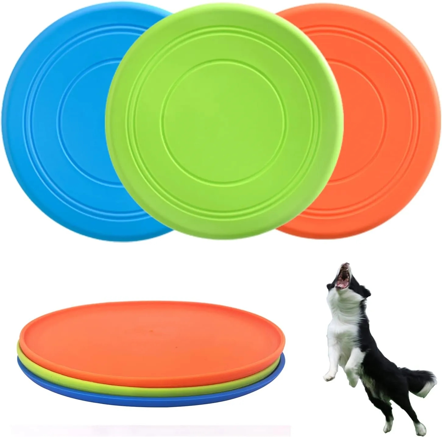 Soft Rubber Interactive Lightweight Flying Disc 7