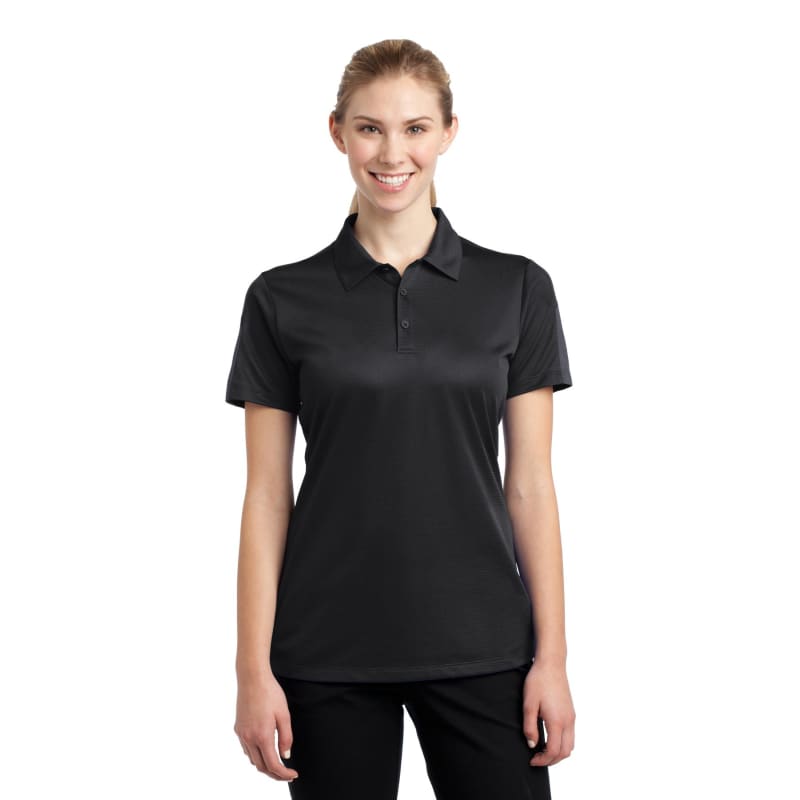Sport-Tek Women's PosiCharge Active Textured Colorblock Polo. 6