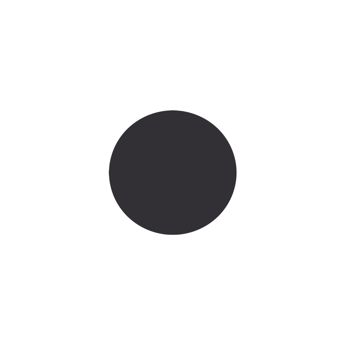 3" Black Round Silicone Coaster 2