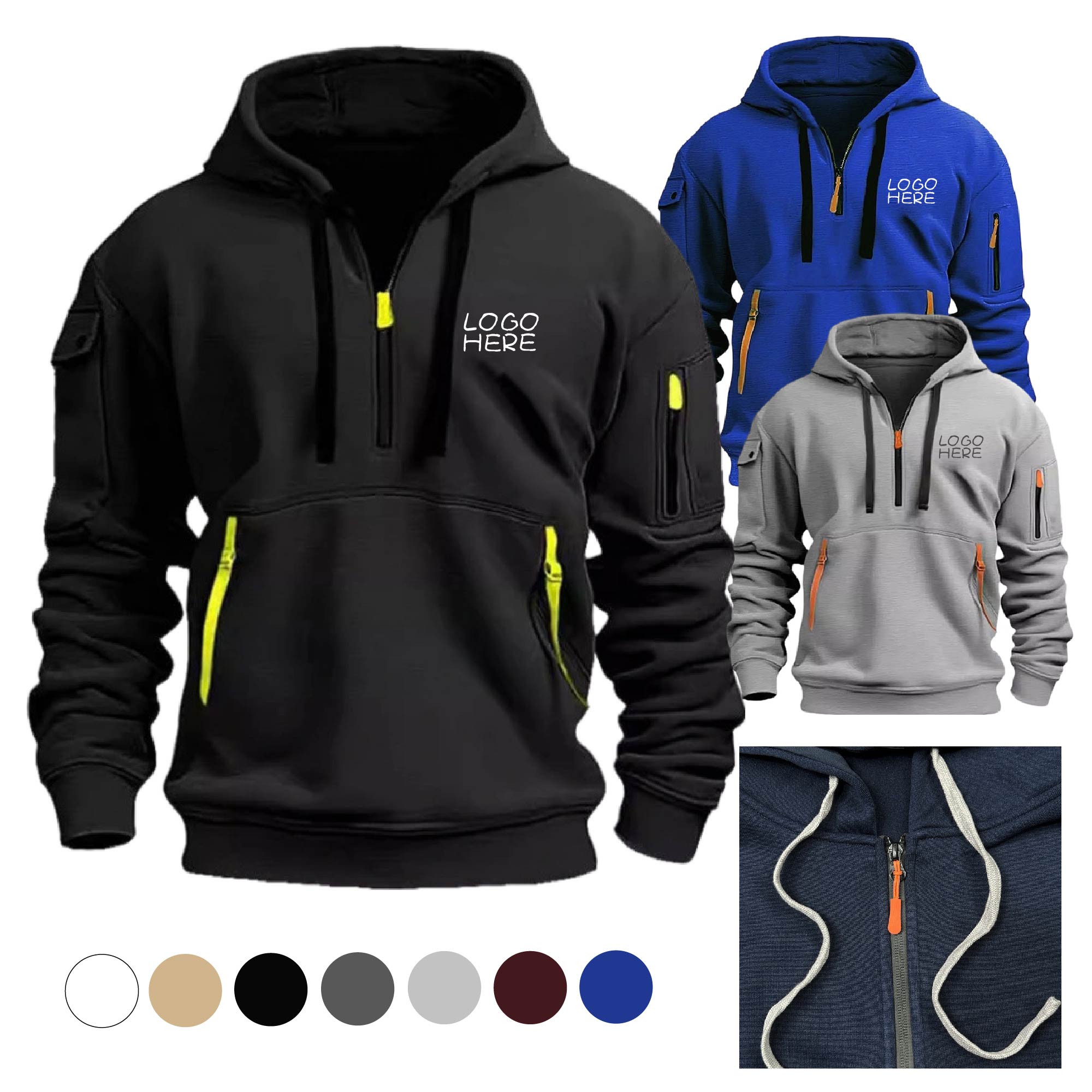 Military Tactical Sweatshirt, custom hoodie or sweatshirt with logo imprint 2