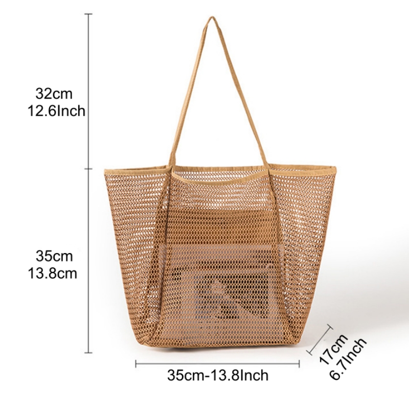 Beach Bag - Mesh Beach Tote Bags 5